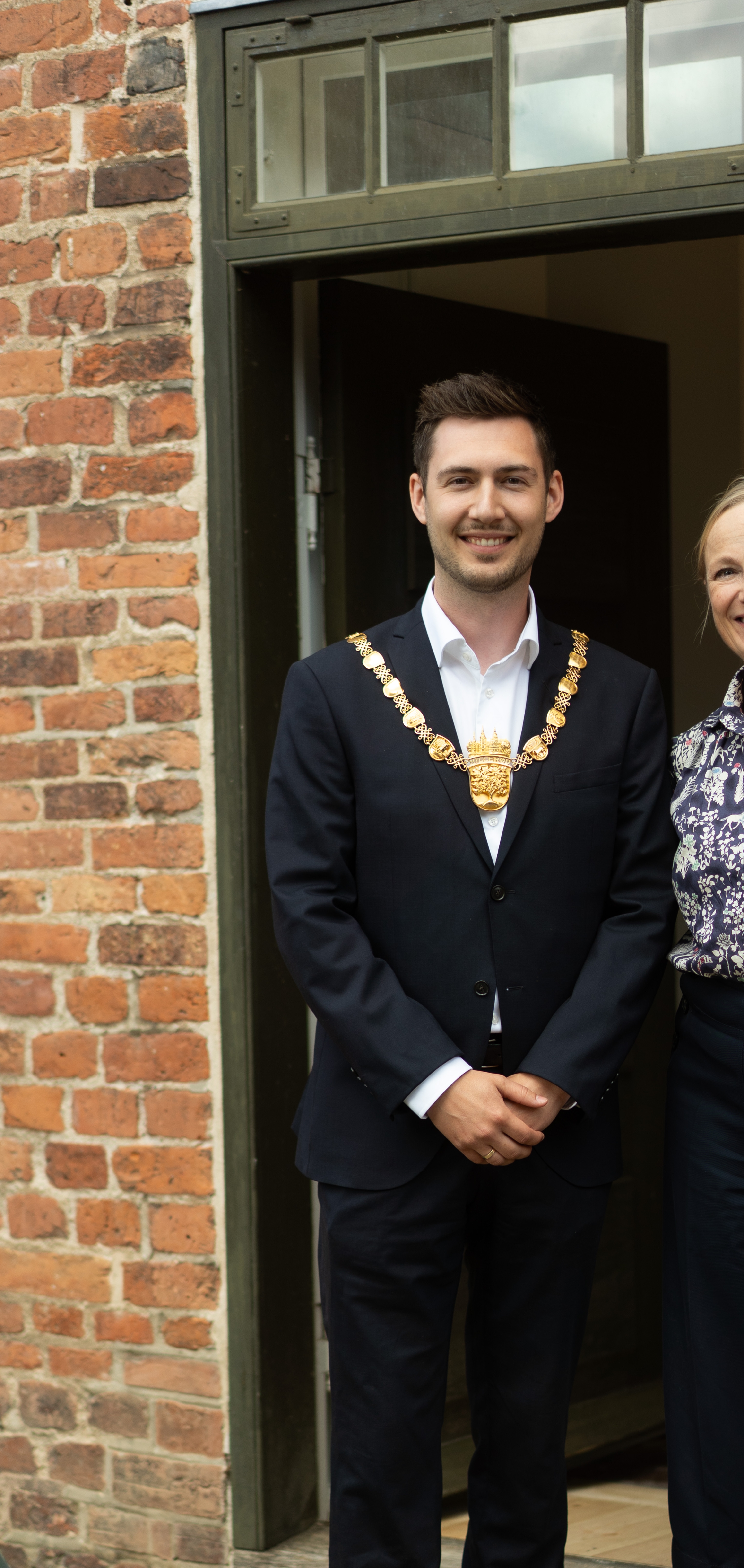 Mandagens to talere var borgmester Christoffer Lorenzen (K) og museumsdirektør ved Frederiksborg Ulla Tofte. - Frederiksborg Mandagens to talere var borgmester Christoffer Lorenzen (K) og museumsdirektør ved Frederiksborg Ulla Tofte.