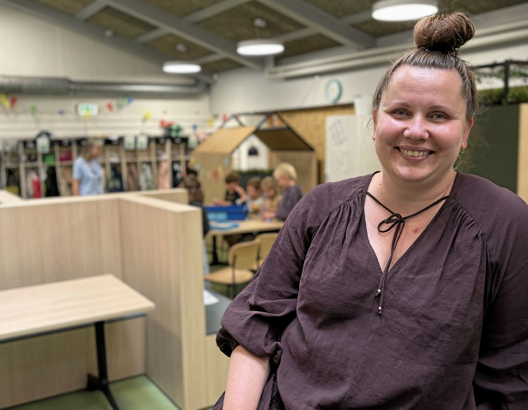 Sanne Mortensen er børnehaveklasseleder på Lindebjergskolen.