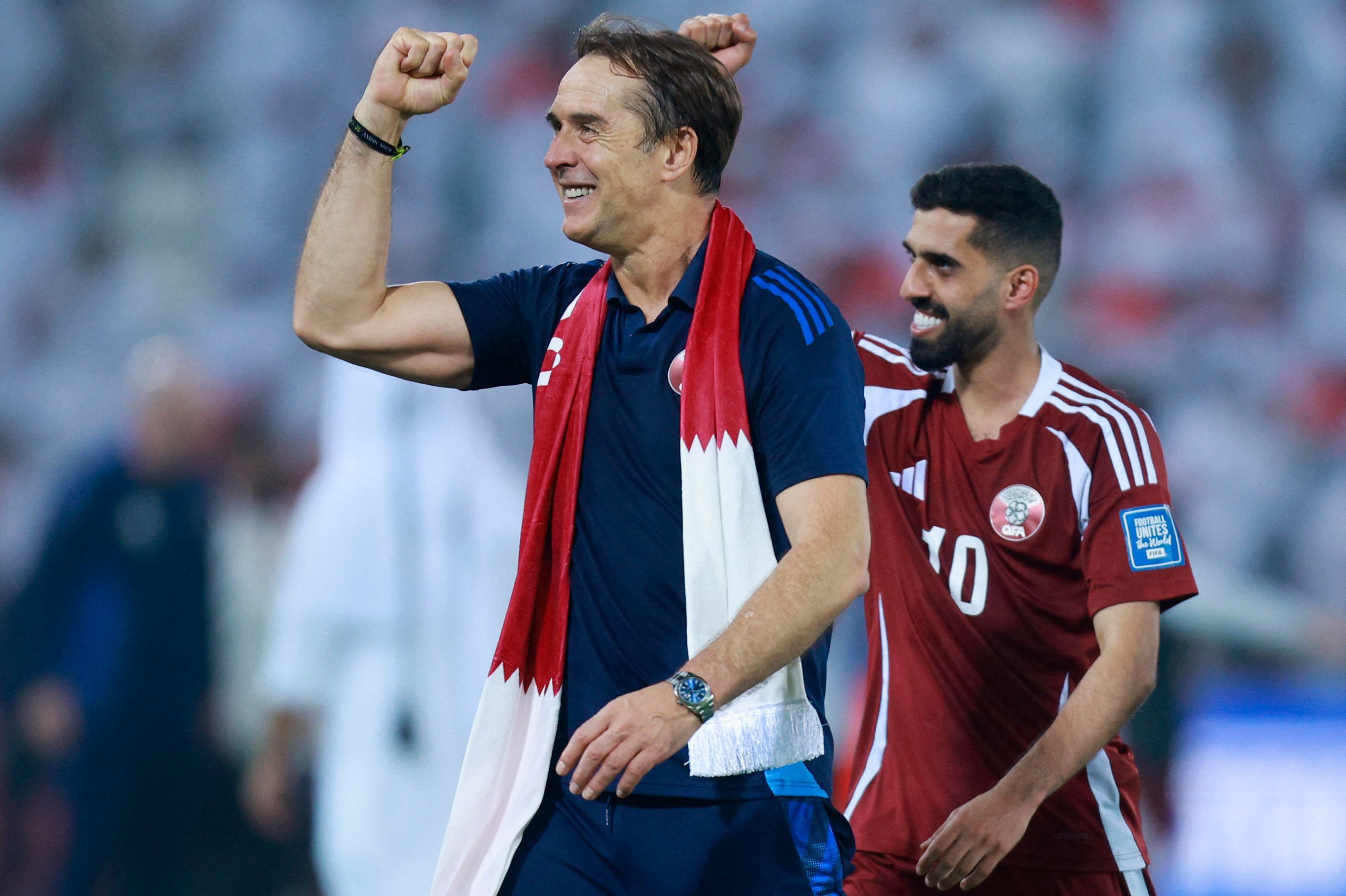 Julian Lopetegui blev ansat som landstræner for Qatar i maj 2025. (Arkivfoto).