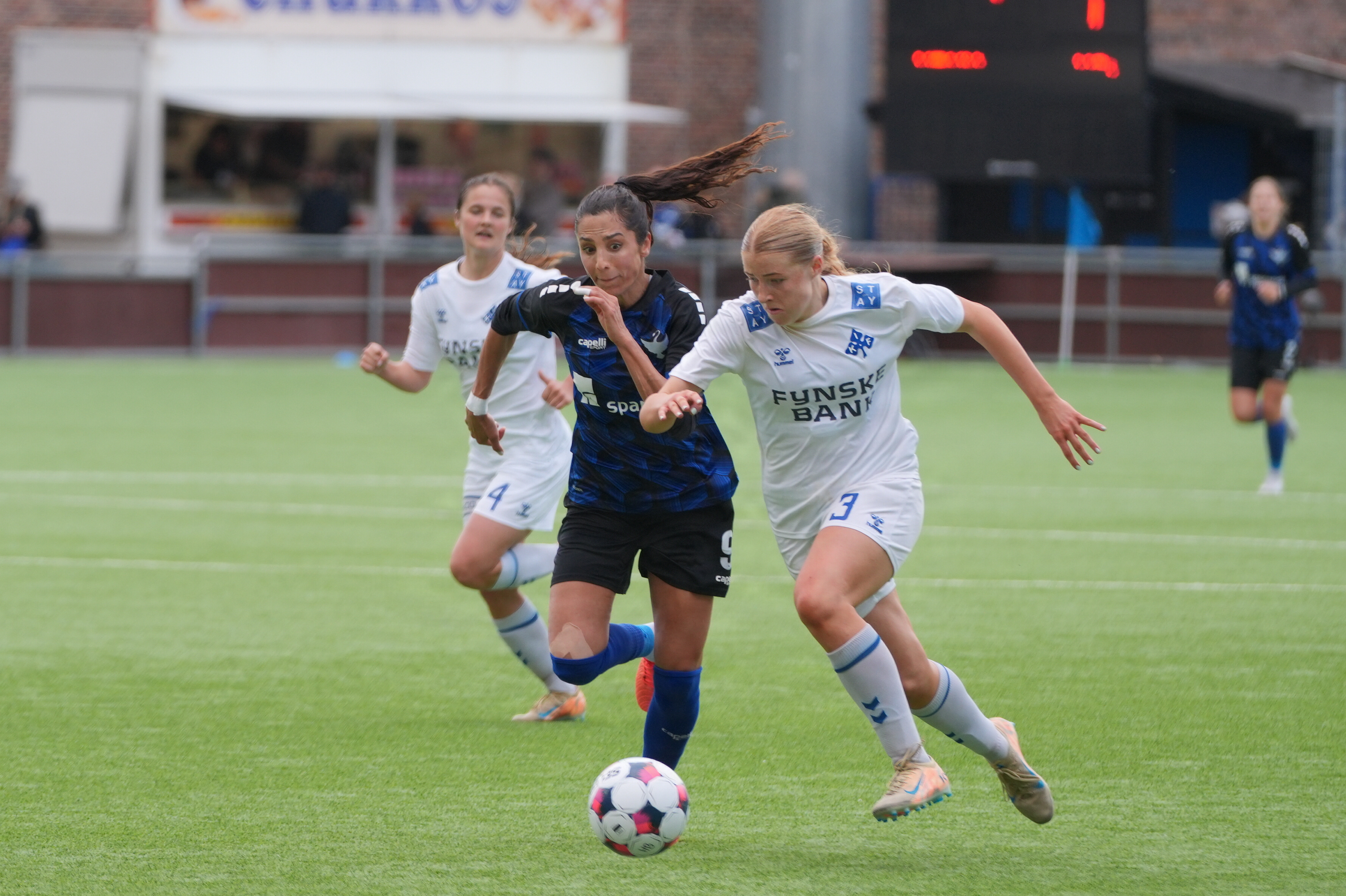 Nadia Nadim scorede det ene af HB Køges mål.