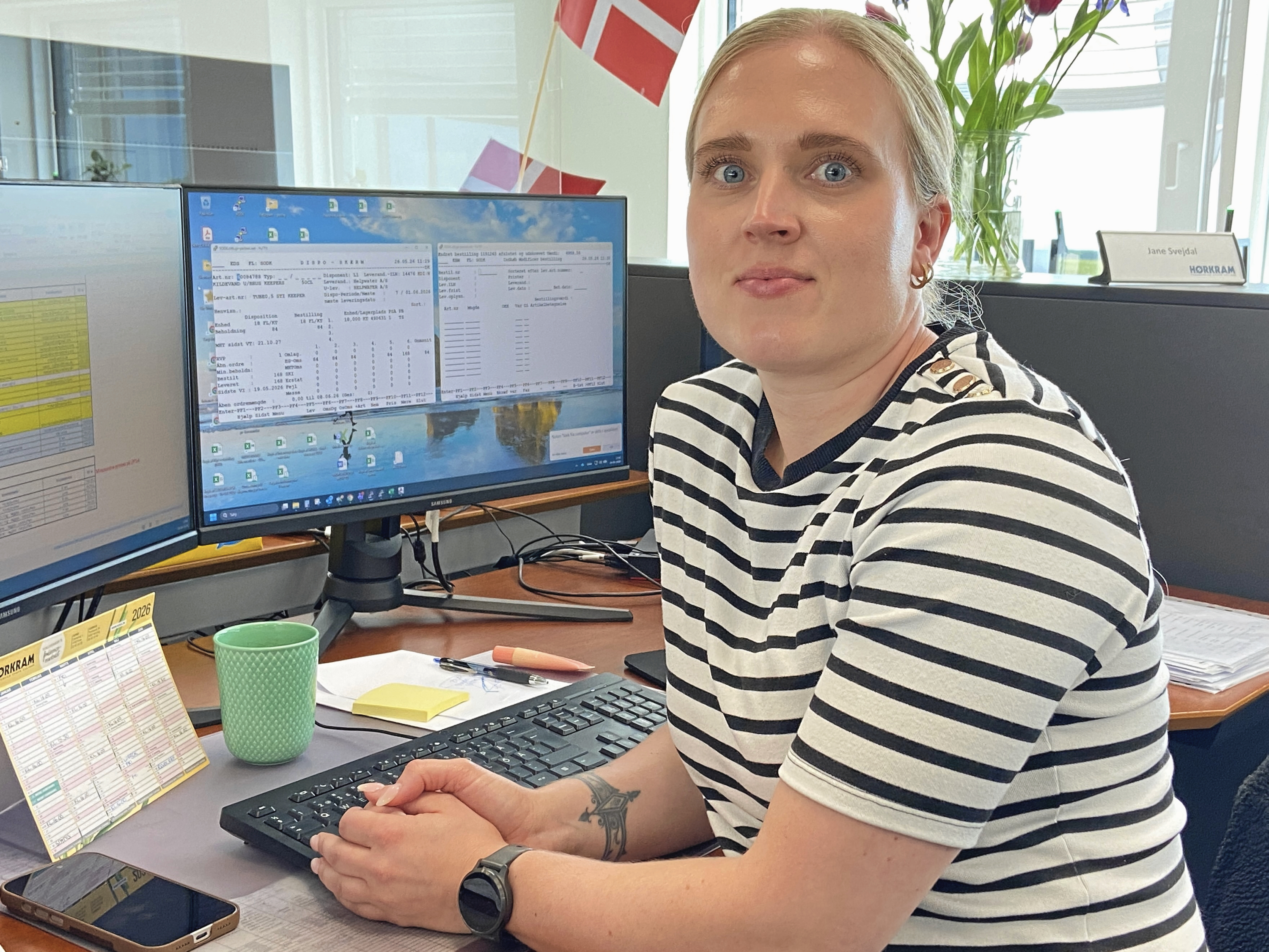 Vicky Rudbeck er ansat som indkøbsdisponent hos Hørkram Foodservice.