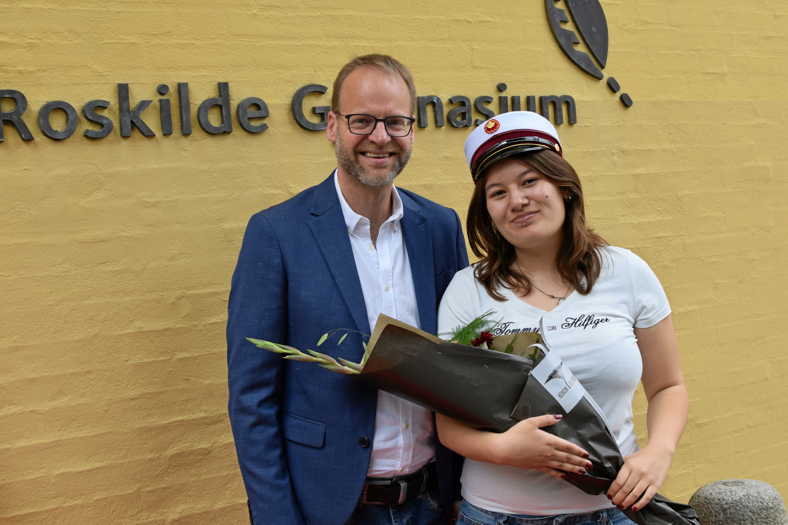 Rektor Henrik Nevers og Julie Lavlund - Presse Rektor Henrik Nevers og Julie Lavlund
