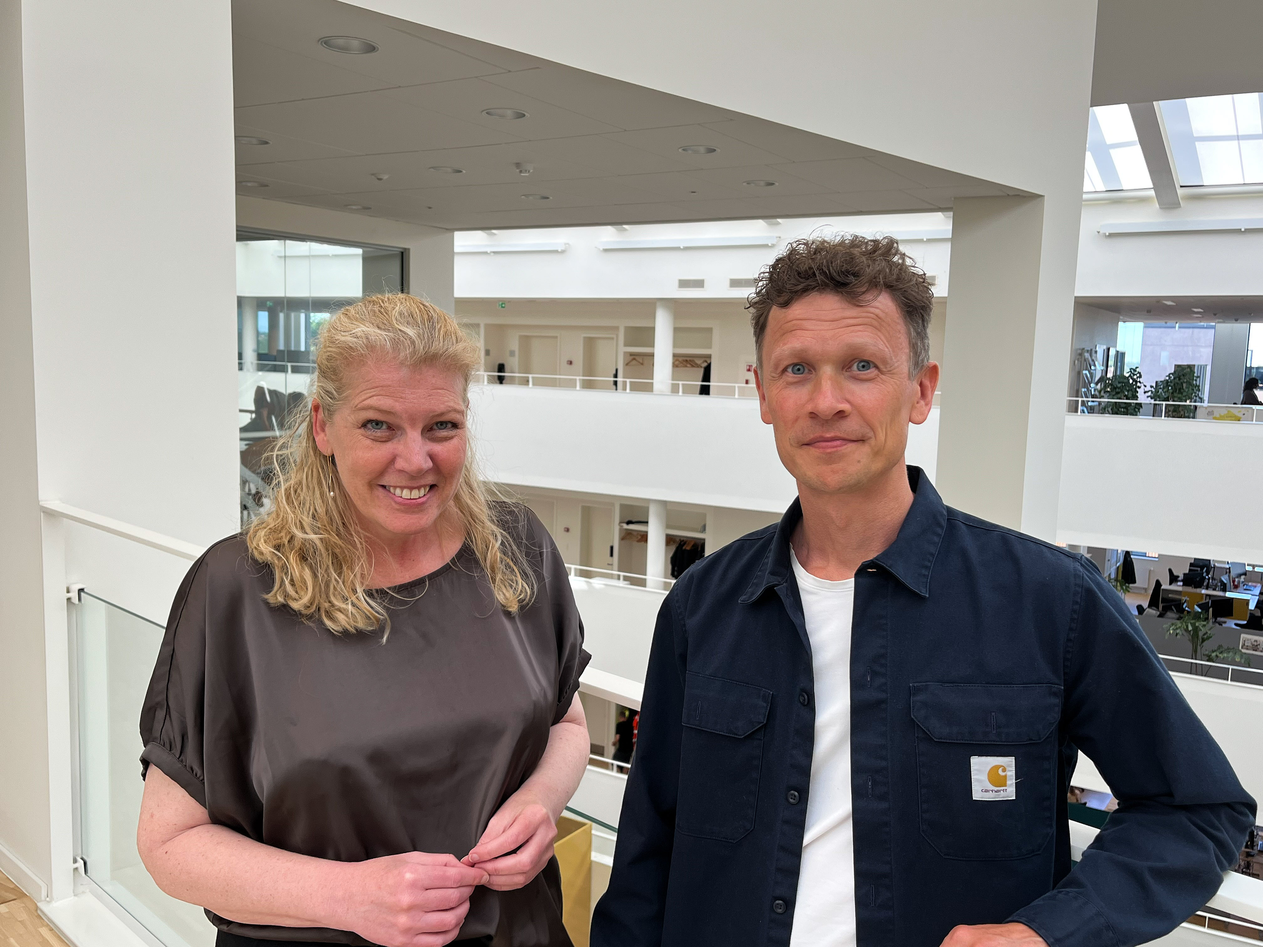 Forretningschef i H+ Life, Martin Beck Thiel, ser frem til opgaven. Her ses han med borgmester i Egedal Kommune, Birgitte Neergaard-Kofod