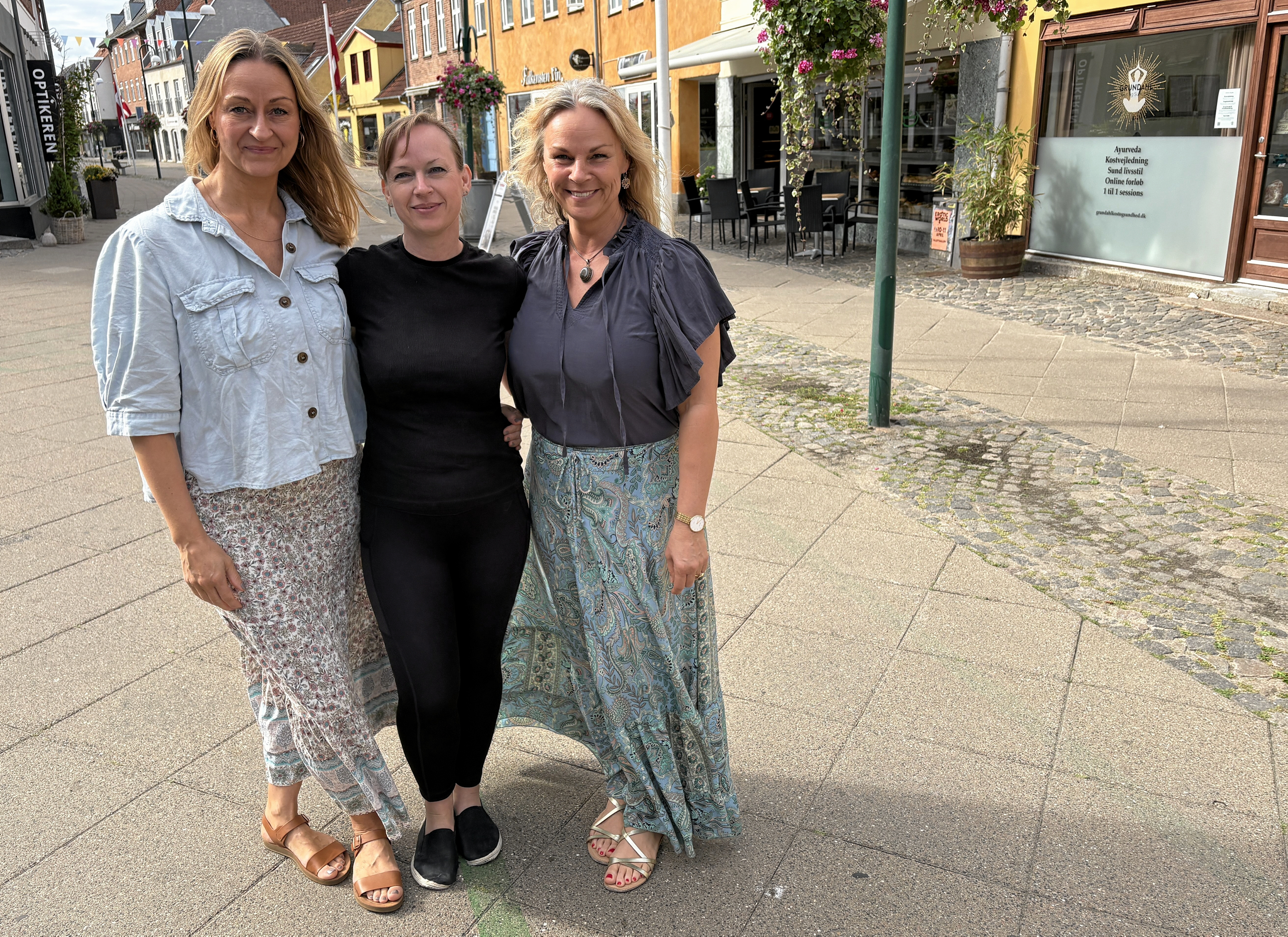 Berit Grundahl, Charlotte Grundahl Vick og Maibritt Grundahl er søstre og selvstændige. De bruger gerne hinanden til at sparre med.