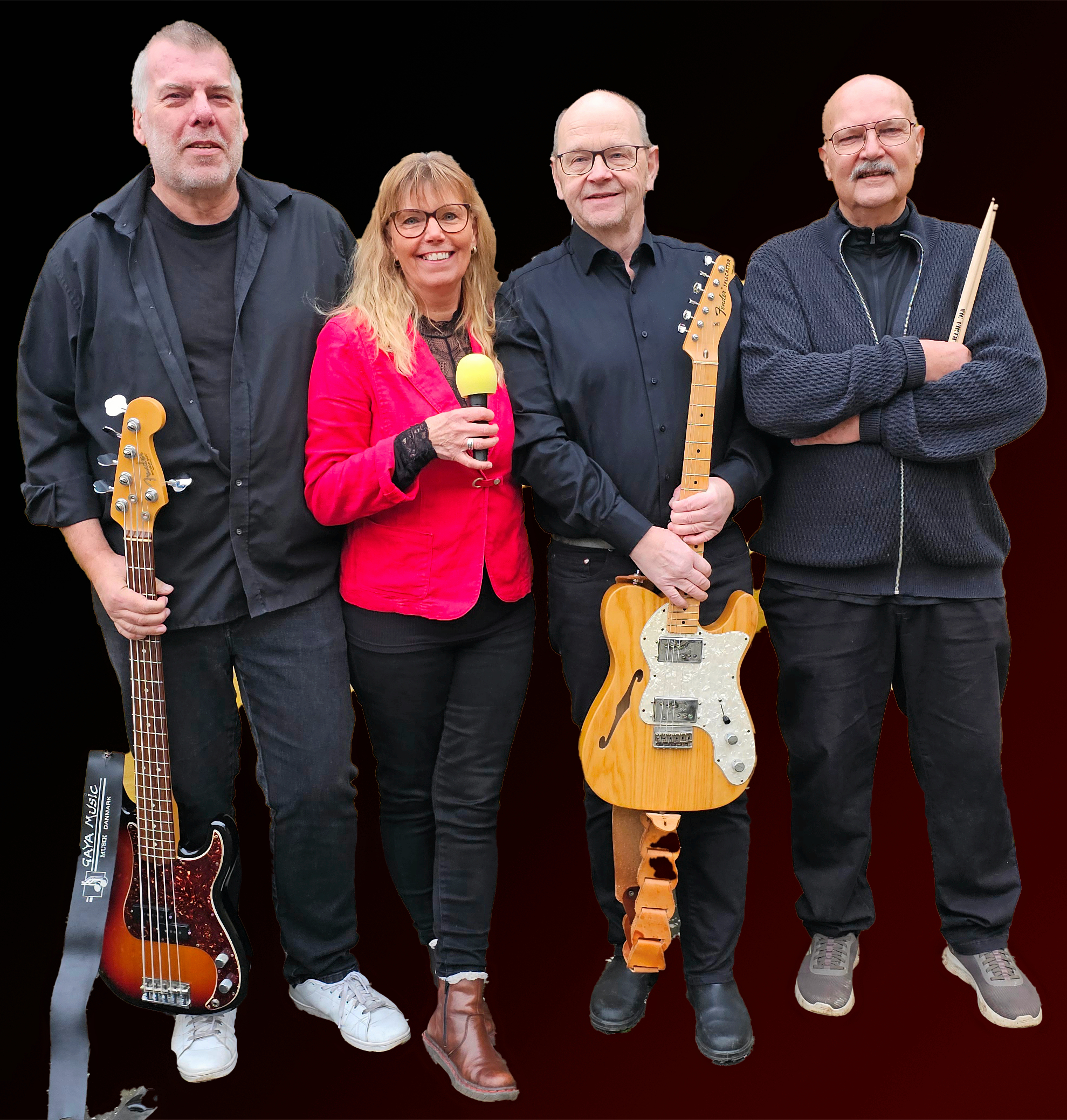 'Fru Jensen Band' giver koncert på Høkeren.