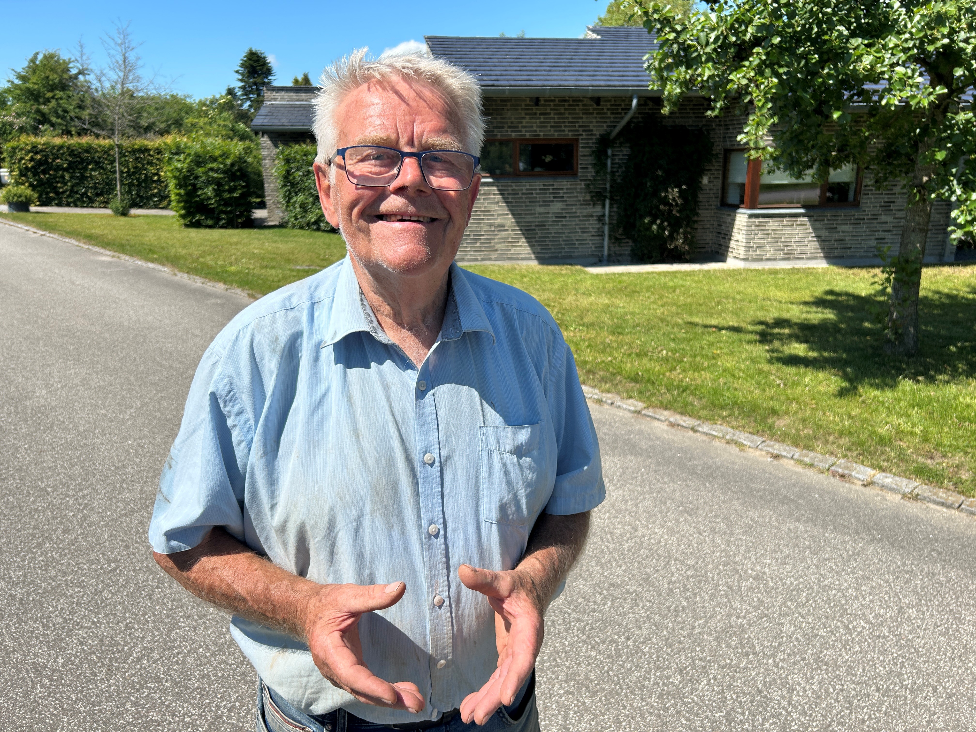 - Det er mit livsværk. Min drøm er gået i opfyldelse, siger 83-årige Poul Brøns Christensen, der har skabt bydelen Skelbæklund.