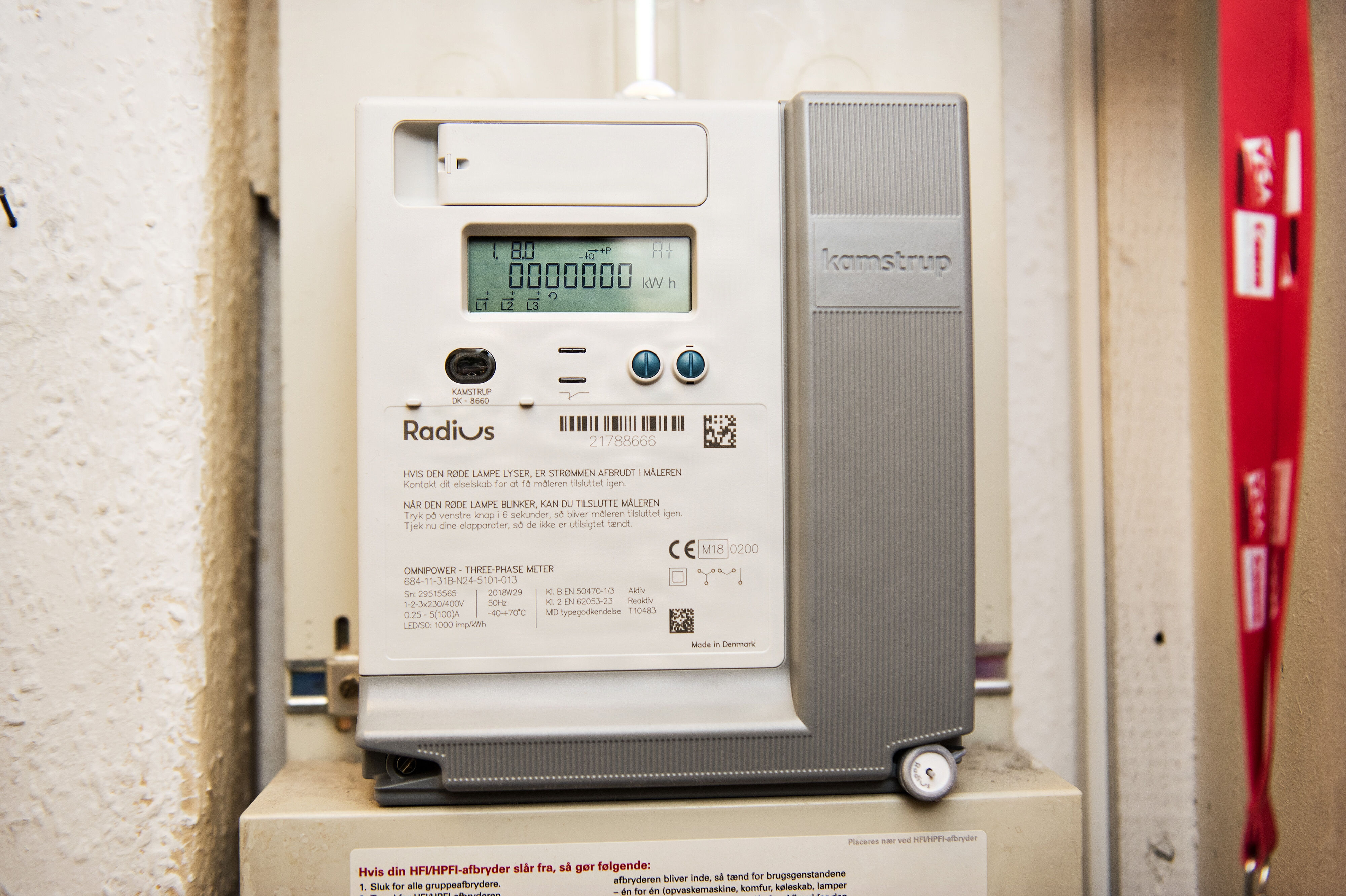 Energinet flytter alle elkunder fra selskaberne Velkommen A/S, Nettopower ApS, Power Fuel A/S og Vedvarende A/S, som er bosiddende i netselskaberne Cerius' og Radius' områder. (Arkivfoto).