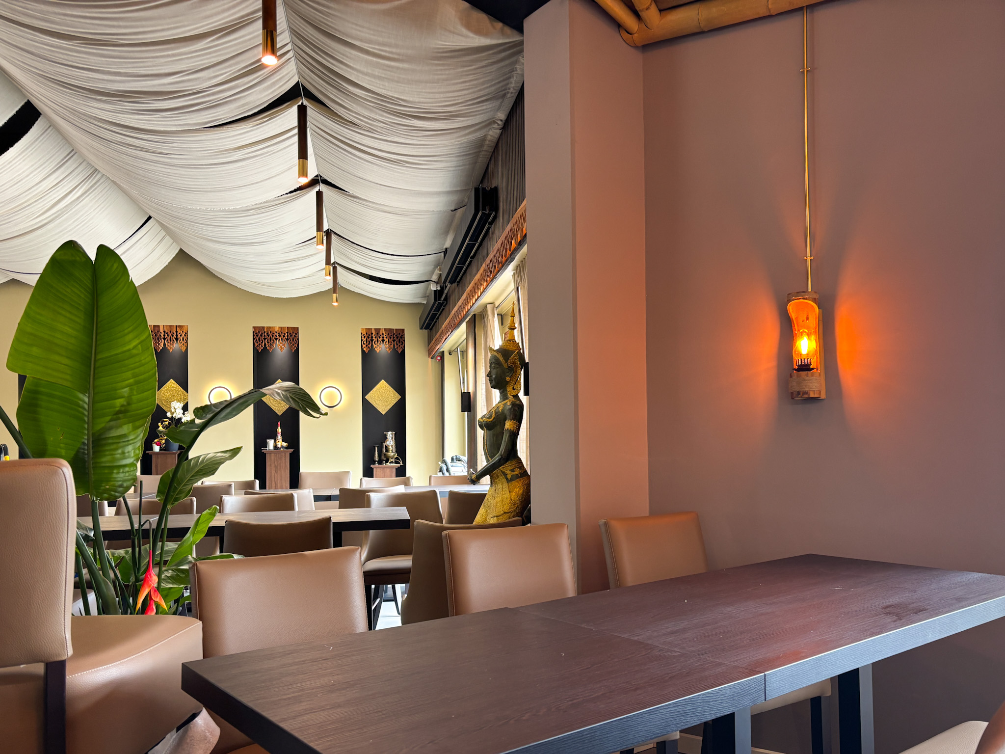 Restauranten byder på smagsoplevelser fra de sydligere himmelstrøg.