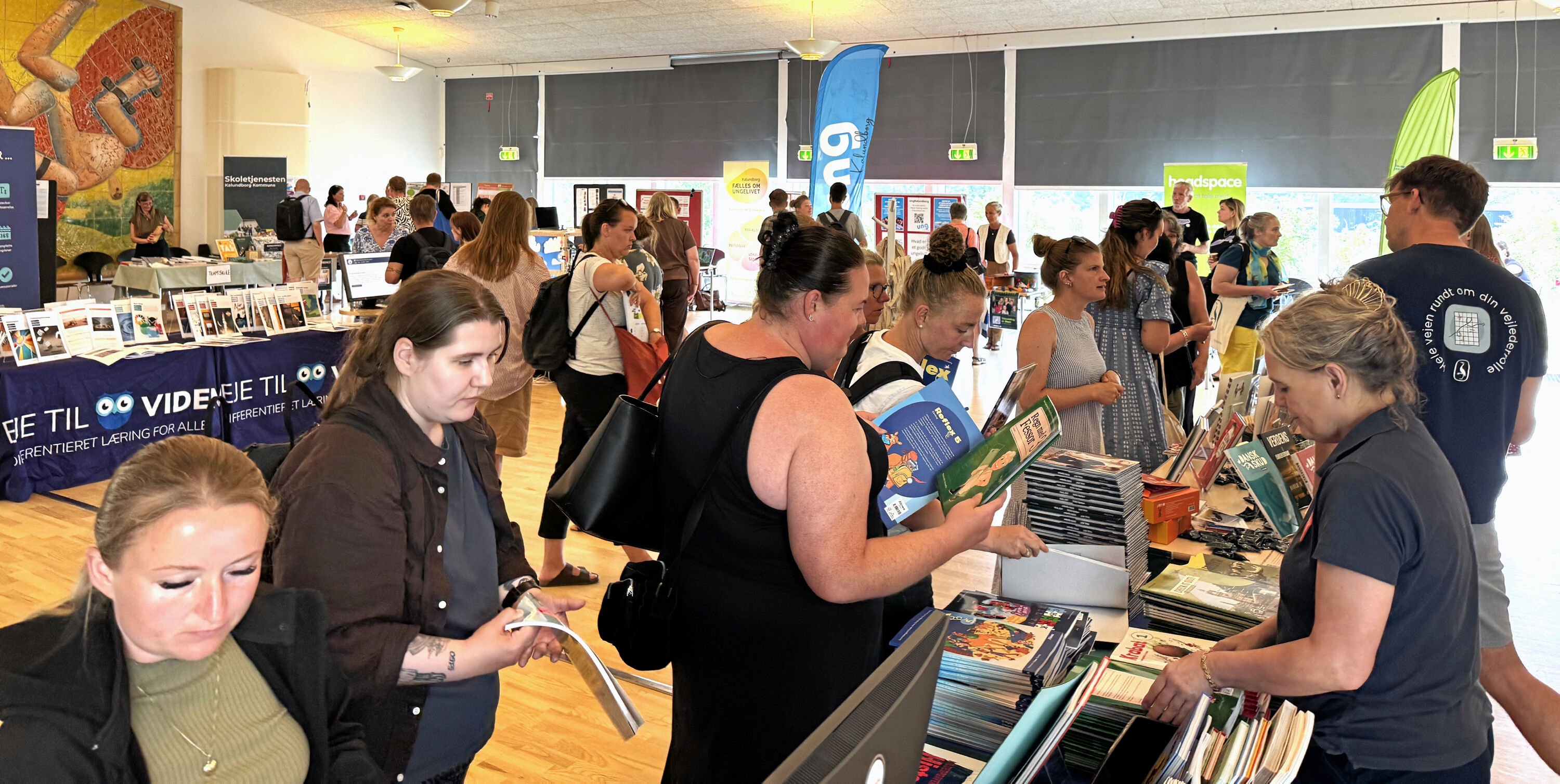 Markedspladsen var populær blandt deltagerne i den faglige festival. - Presse Markedspladsen var populær blandt deltagerne i den faglige festival.