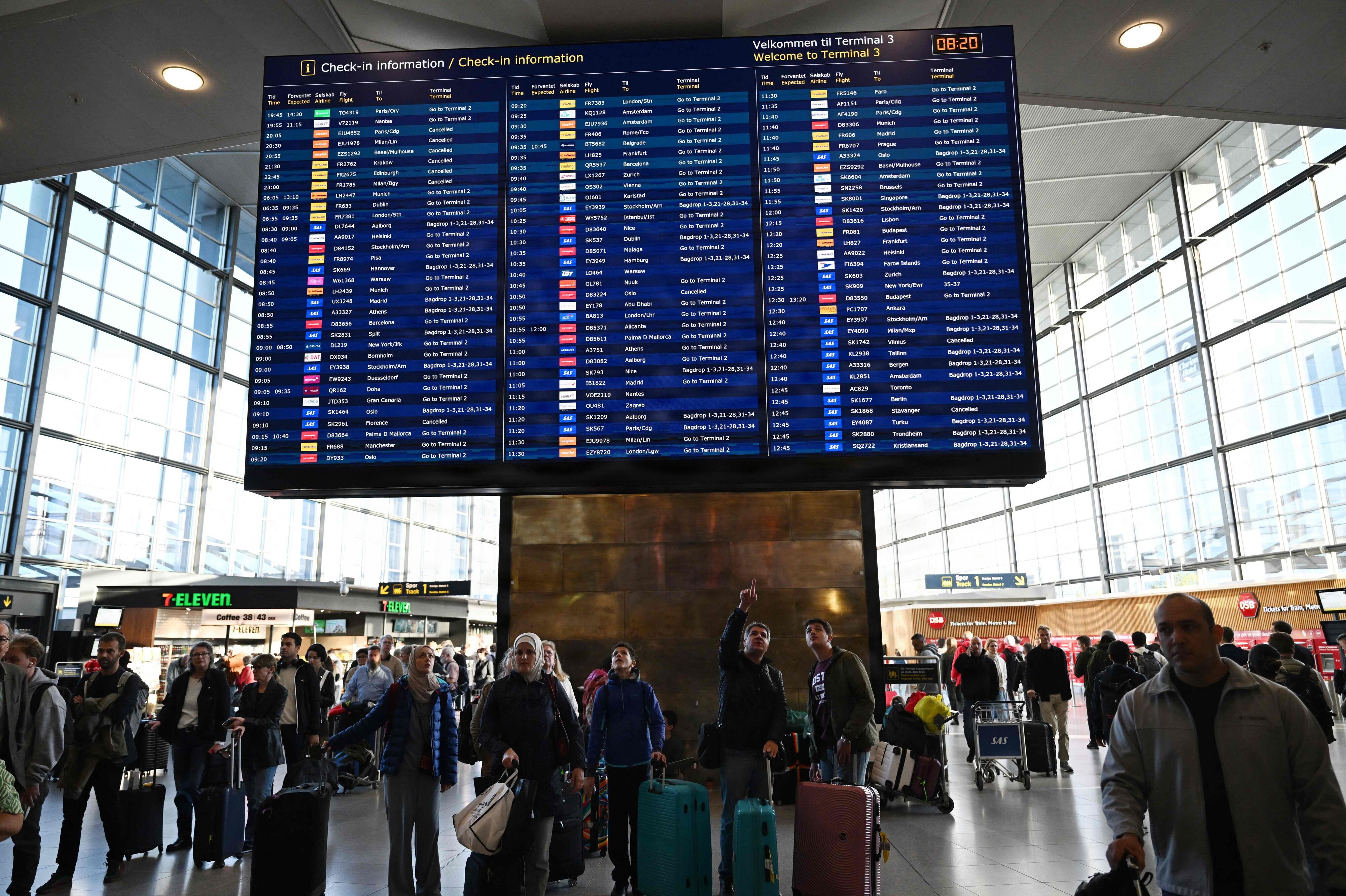 Ifølge Københavns Lufthavn ventes søndag den 19. juli at blive sommerens største rejsedag med 124.000 passagerer. (Arkivfoto).