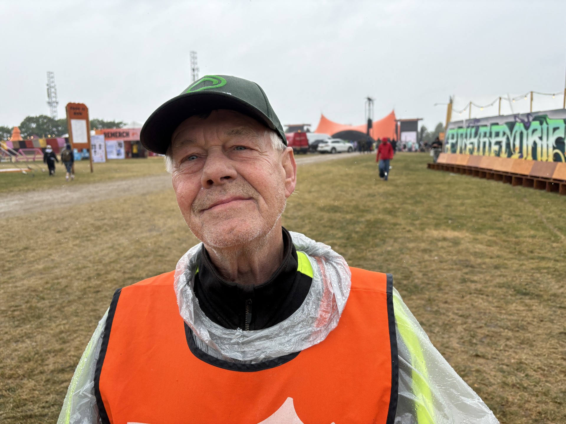 Bjarne Leth har været frivillig på Roskilde Festival alle 54 år.