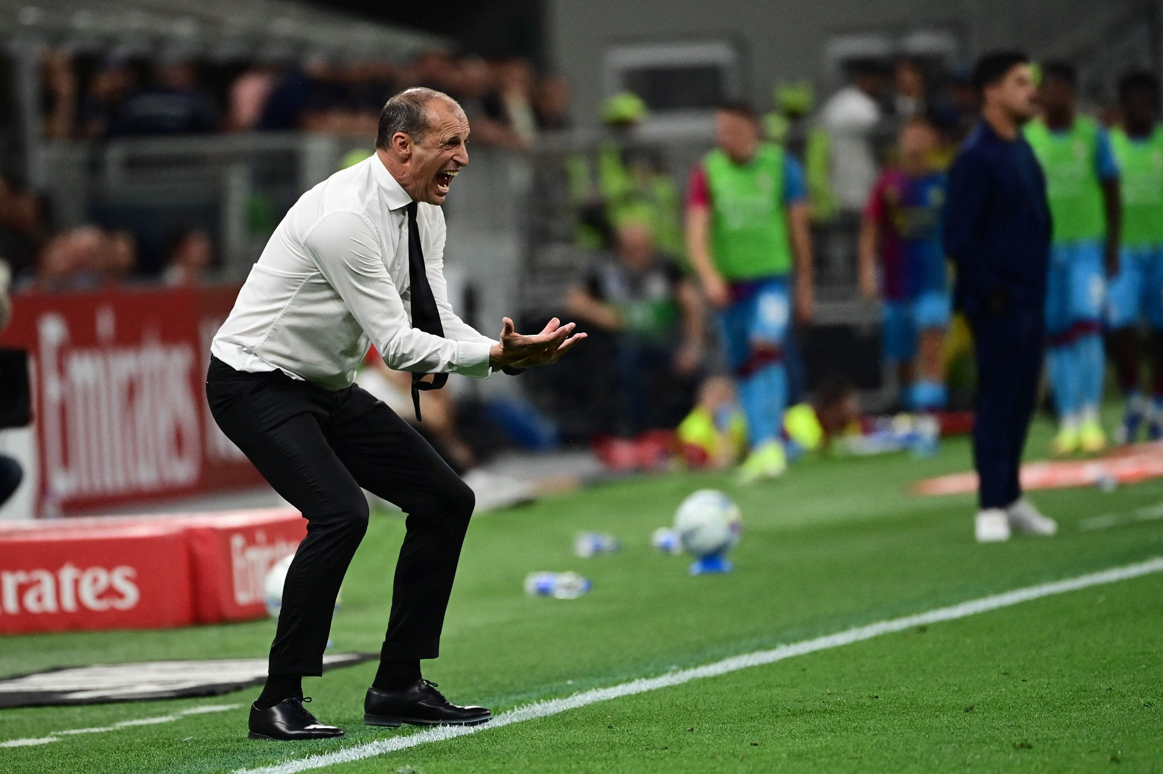 Massimiliano Allegri skal de kommende tre år være træner for Napoli. (Arkivfoto).