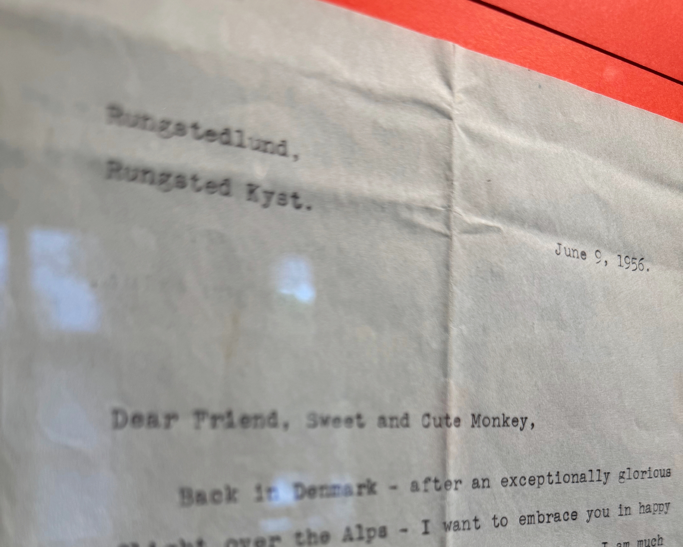 Karen Blixens havde lang brevudveksling med den unge amerikaner Eugene Walter. - Karen Blixen Museum Karen Blixens havde lang brevudveksling med den unge amerikaner Eugene Walter.