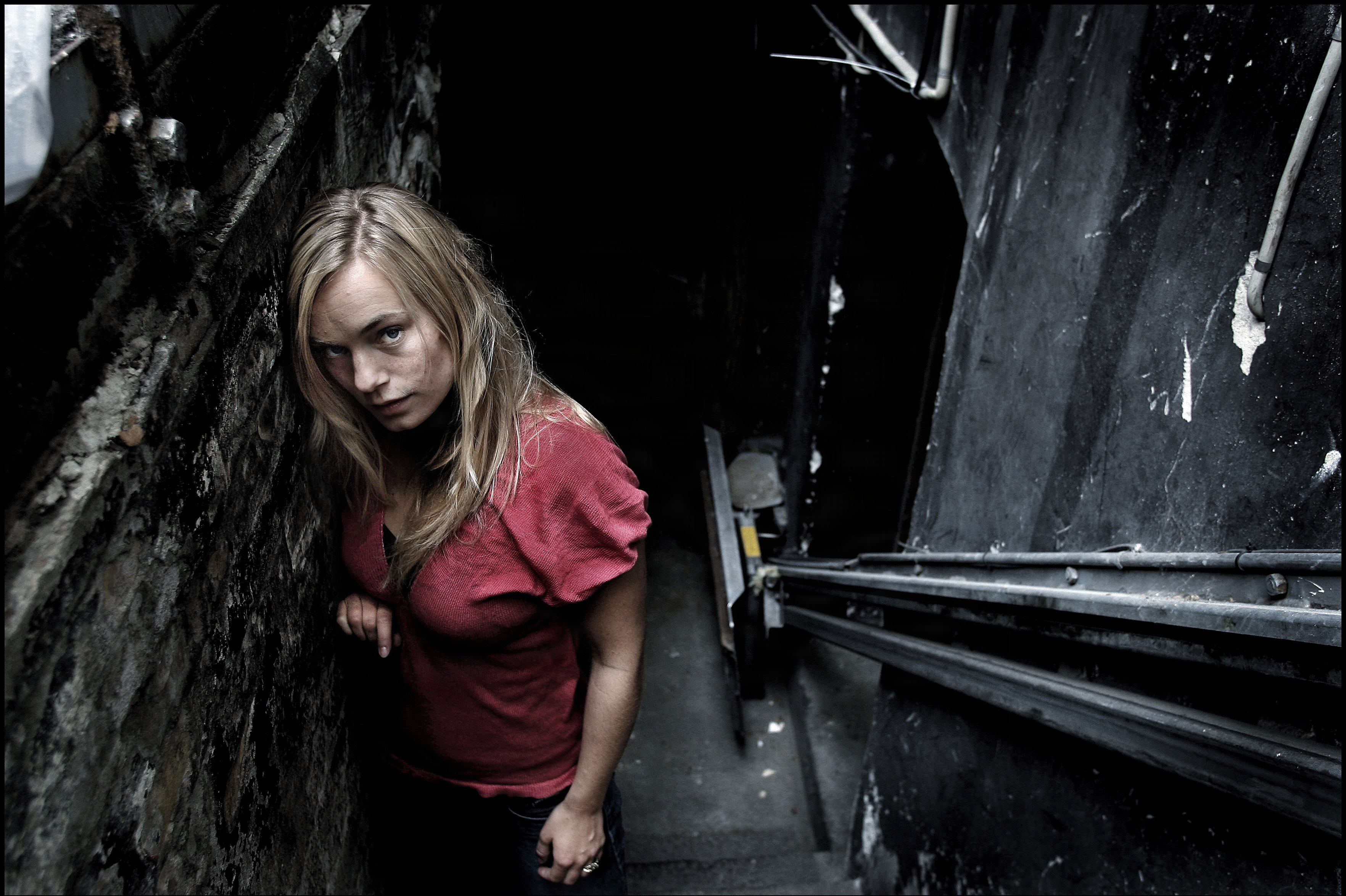 "Råzone" vises den 17. august i udvalgte biografer, herunder ved en særvisning i København, hvor blandt andre Laura Christensen, som har en af hovedrollerne, deltager. Her ses hun i forbindelse med premieren i 2006. (Arkivfoto).
