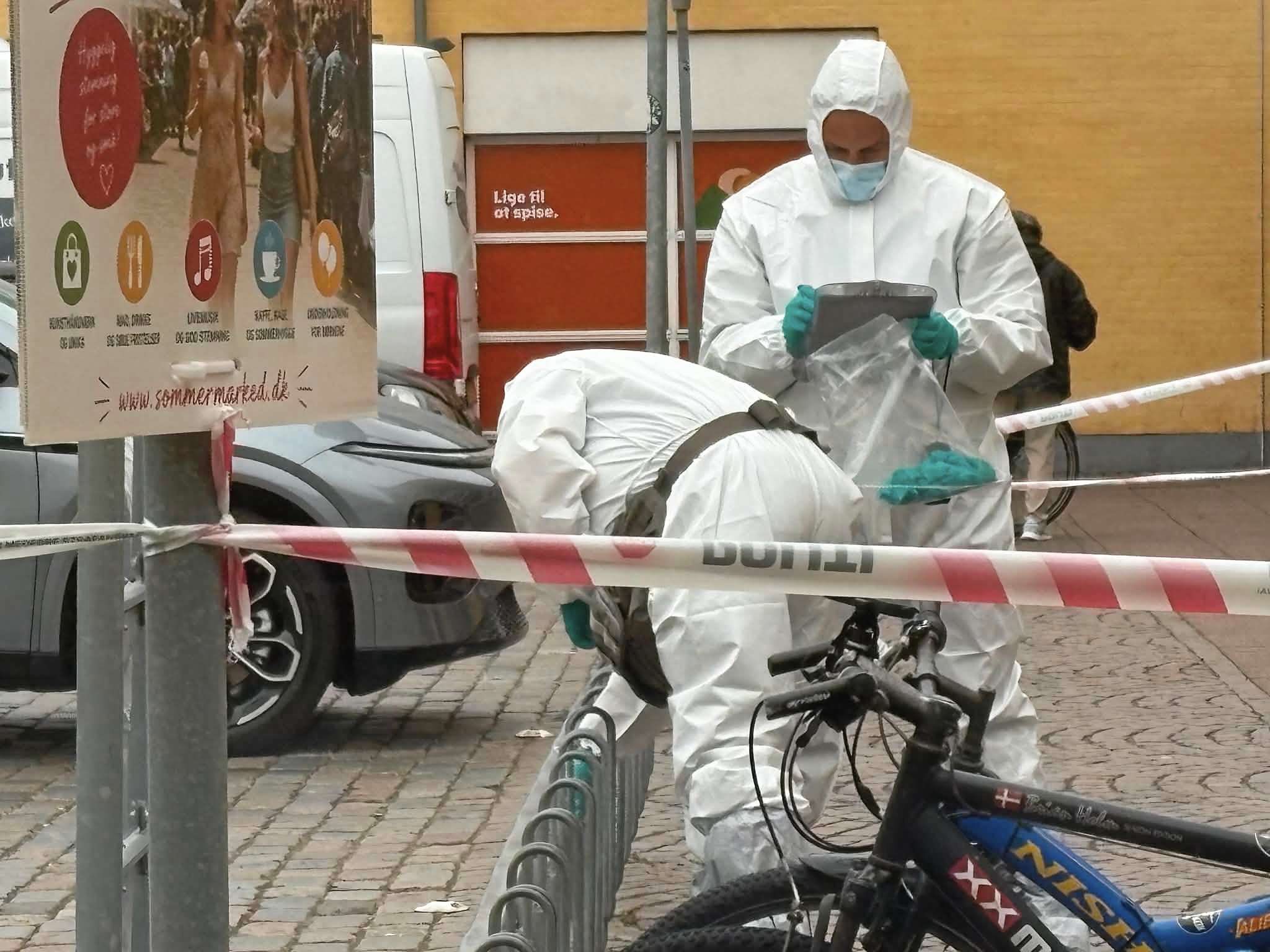 Der blev mandag eftermiddag udført undersøgelser i sagen.