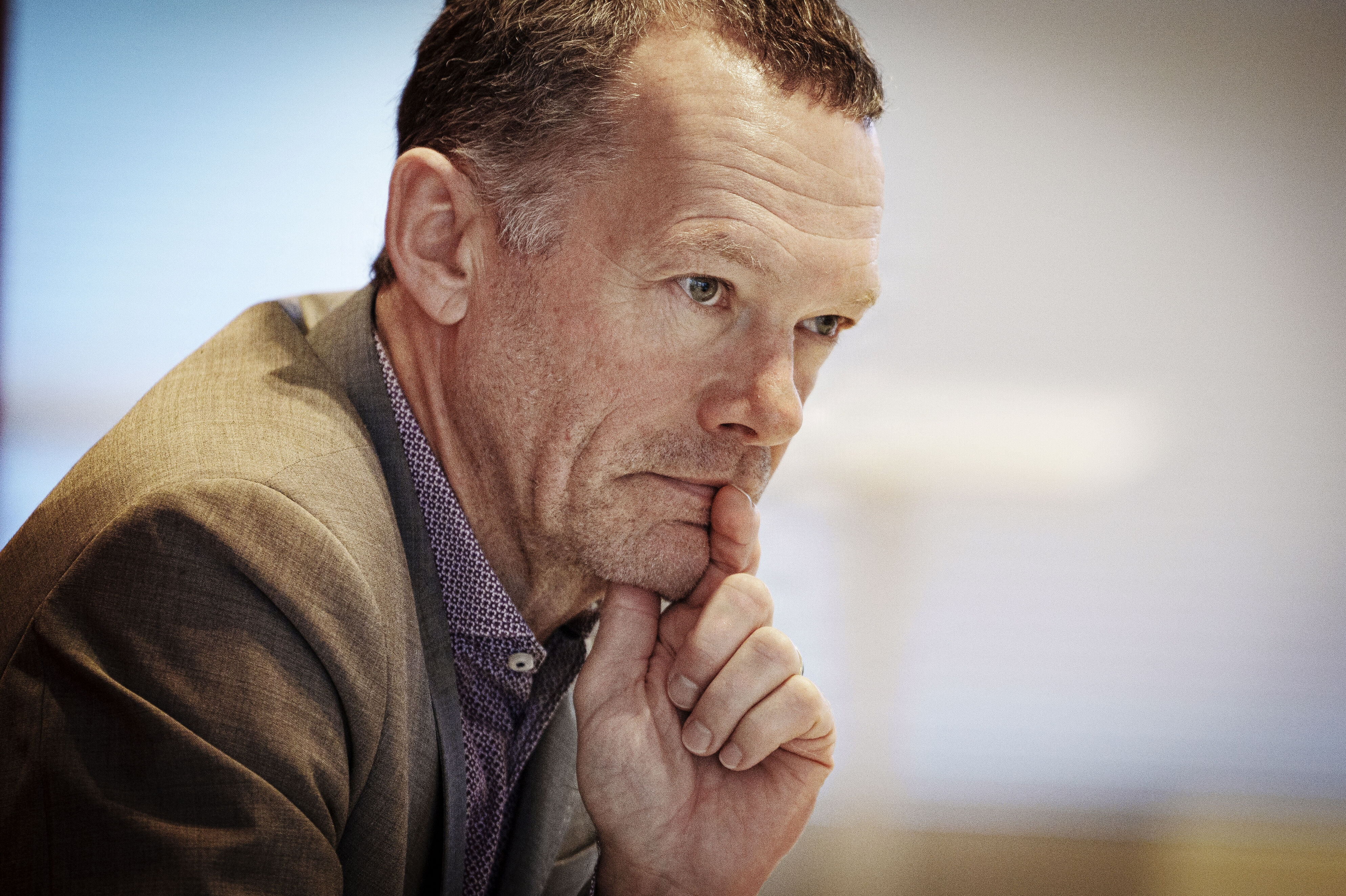 DBU's administrerende direktør, Erik Brøgger Rasmussen, undrer sig over Fifas ageren i Balogun-sagen. (Arkivfoto).
