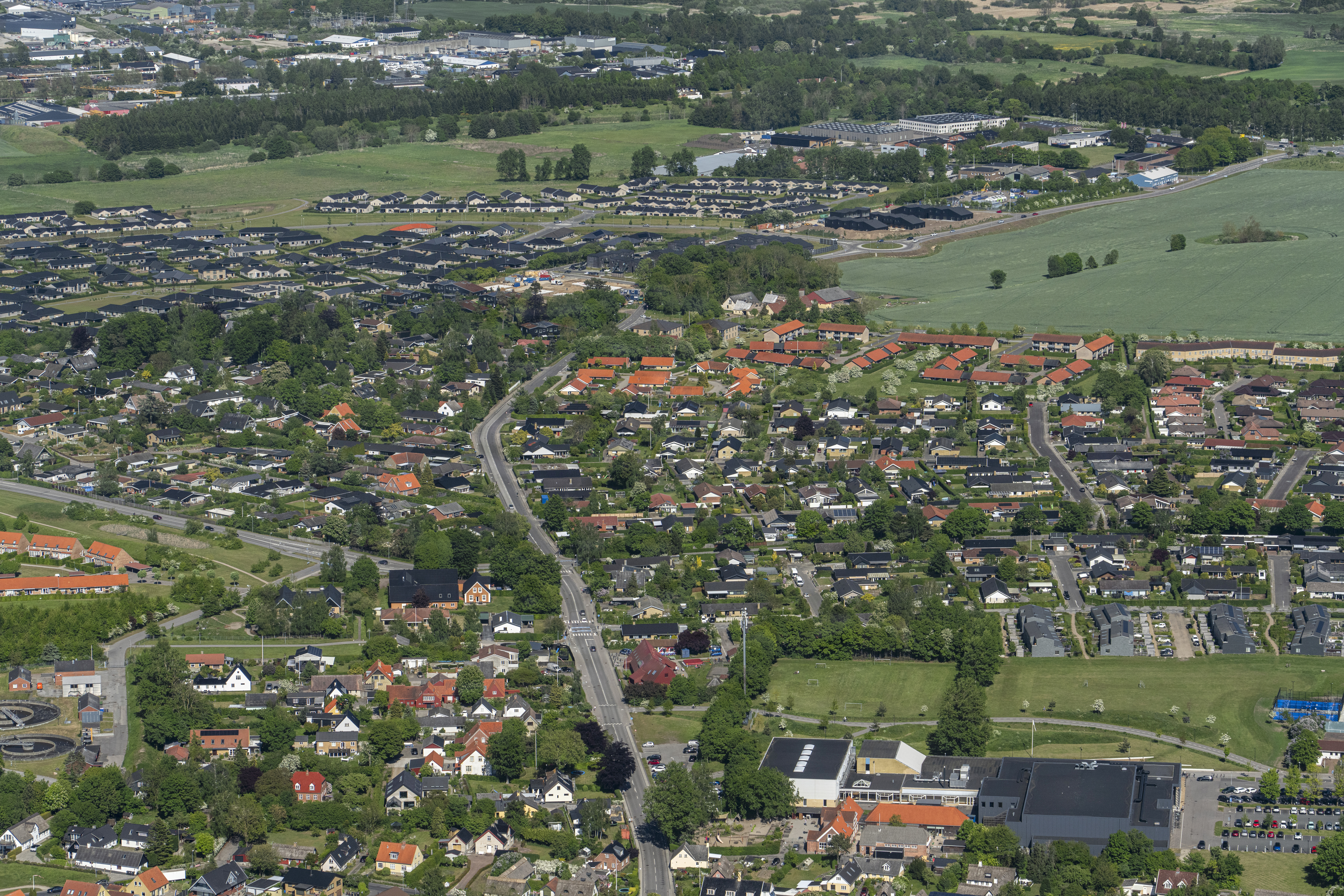 Jyllinge ved Roskilde er et af de områder, der selvom det ligger et stykke fra København ifølge beregninger er svært tilgængeligt for typiske førstegangskøbere på boligmarkedet.