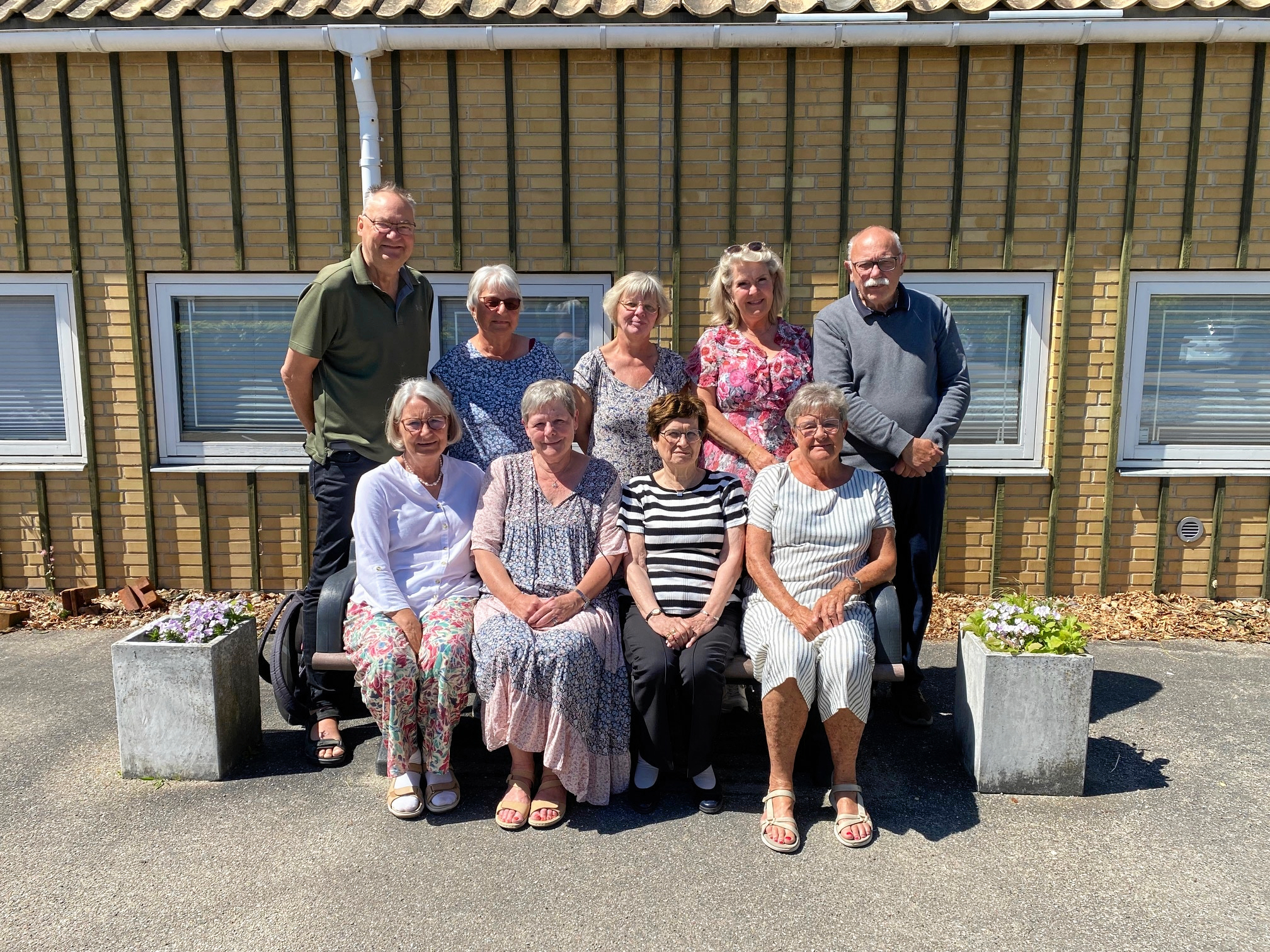 Egedal Seniorråd: Bagerst Lars Winther, næstformand Karen Jensen, Randi Jørgensen, Tenna Knudstrup, Frank Friis Pedersen, og siddende er det formand Inge Kiilerich, Helle Møller, Eva Møller, Liselotte Højer