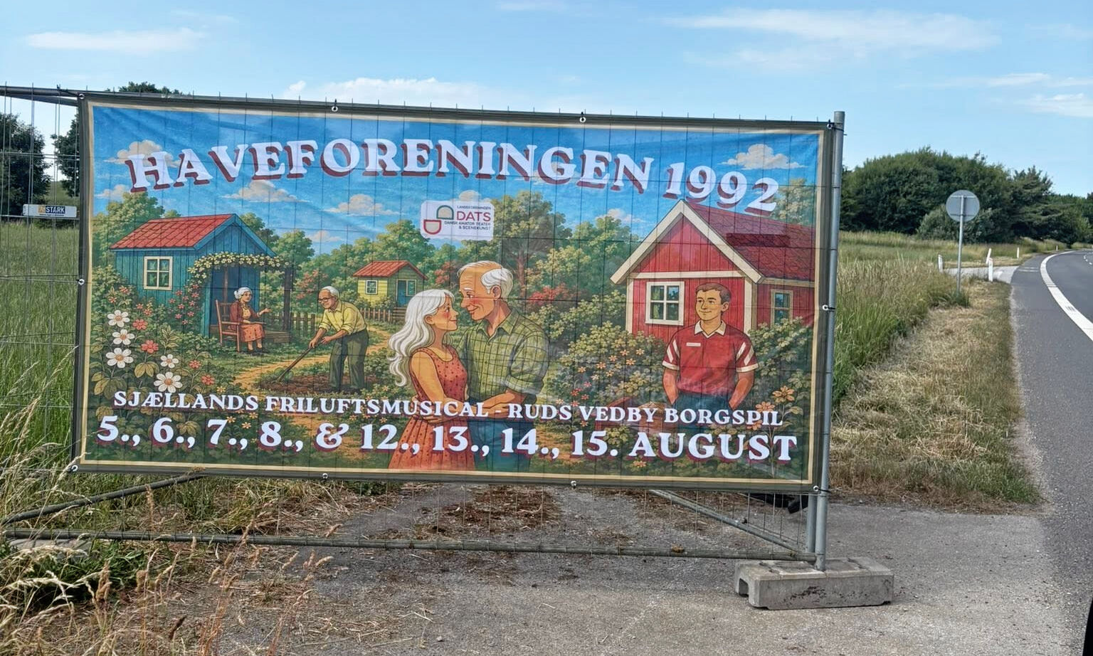 Der er gjort klar til årets forestilling.