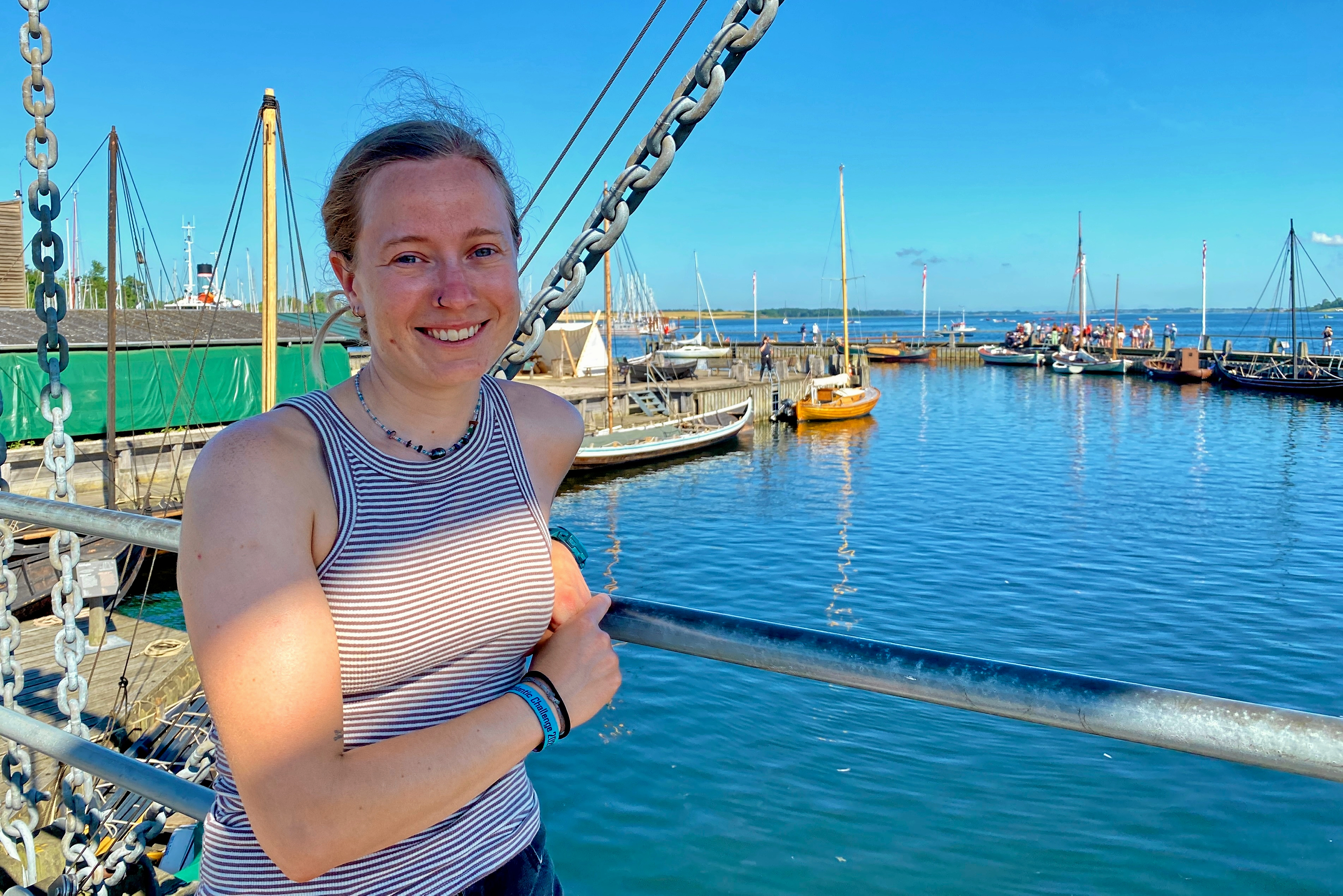Ida Langenskov er skipper og holdleder på det danske Atlantic Challenge-hold.