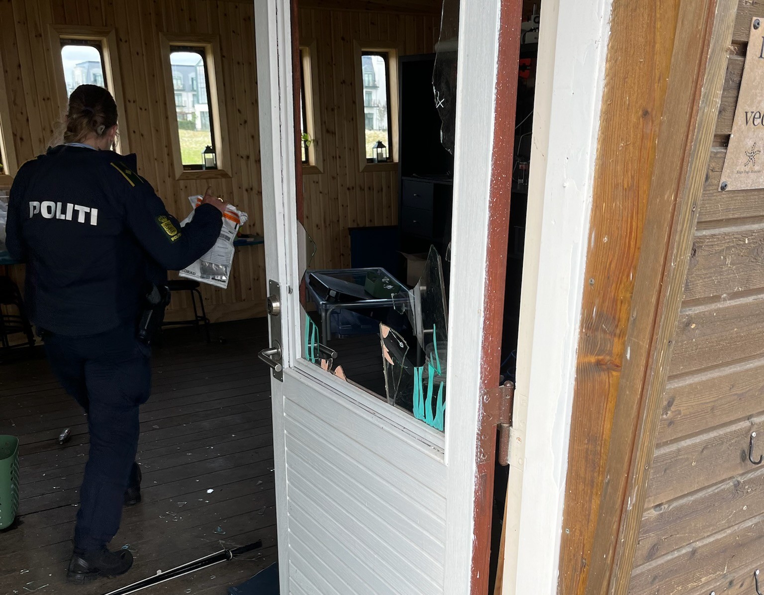 Vandaler brød sidste weekend ind i undervisningsbåden Landkrabben. allerede mandag forsøgte de at bryde låsen op igen.