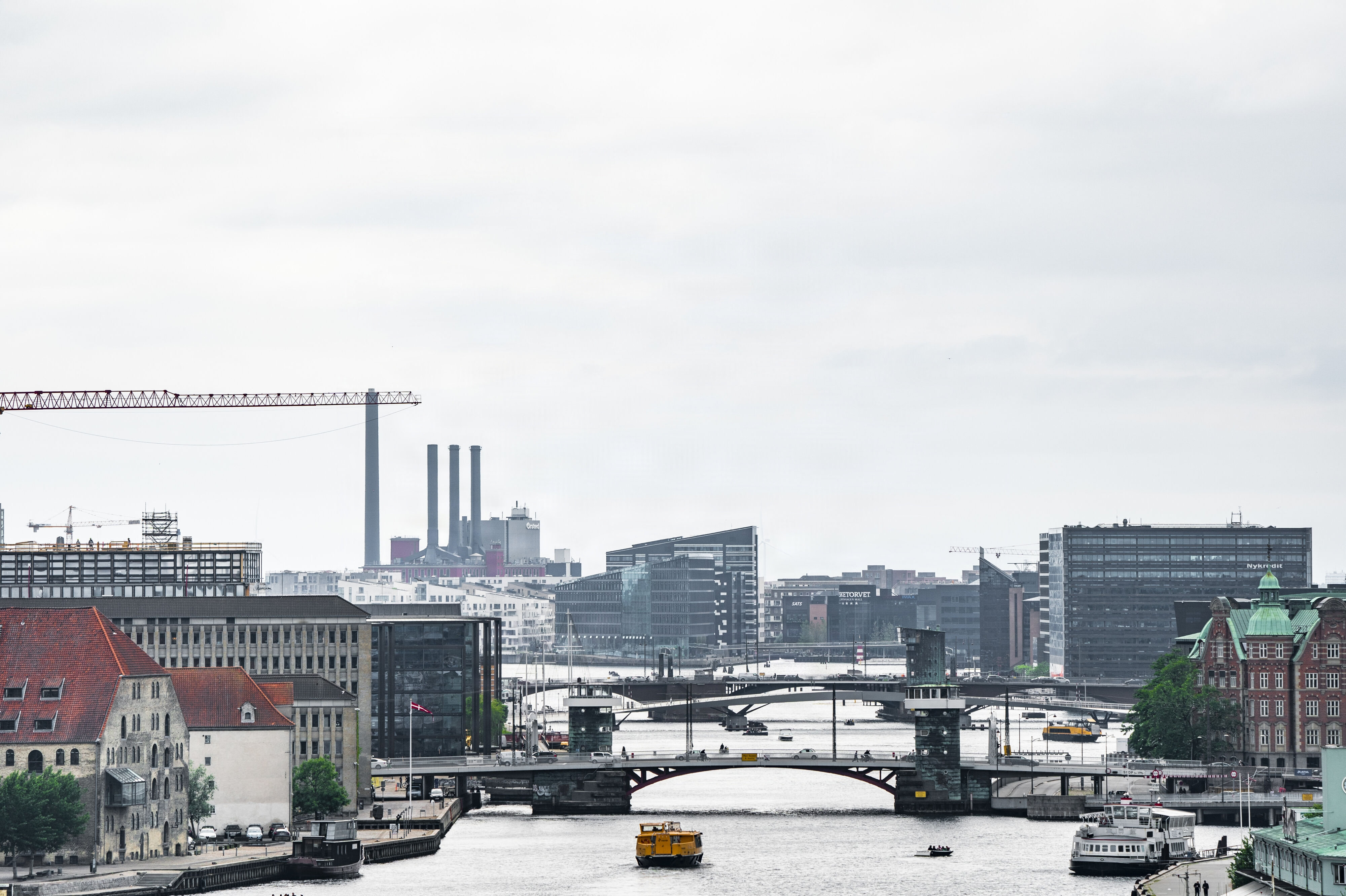 Knippelsbro var tilsyneladende ved at åbne, da en cyklist fortsatte kørslen. Billedet stammer ikke fra hændelsen lørdag eftermiddag. (Arkivfoto).