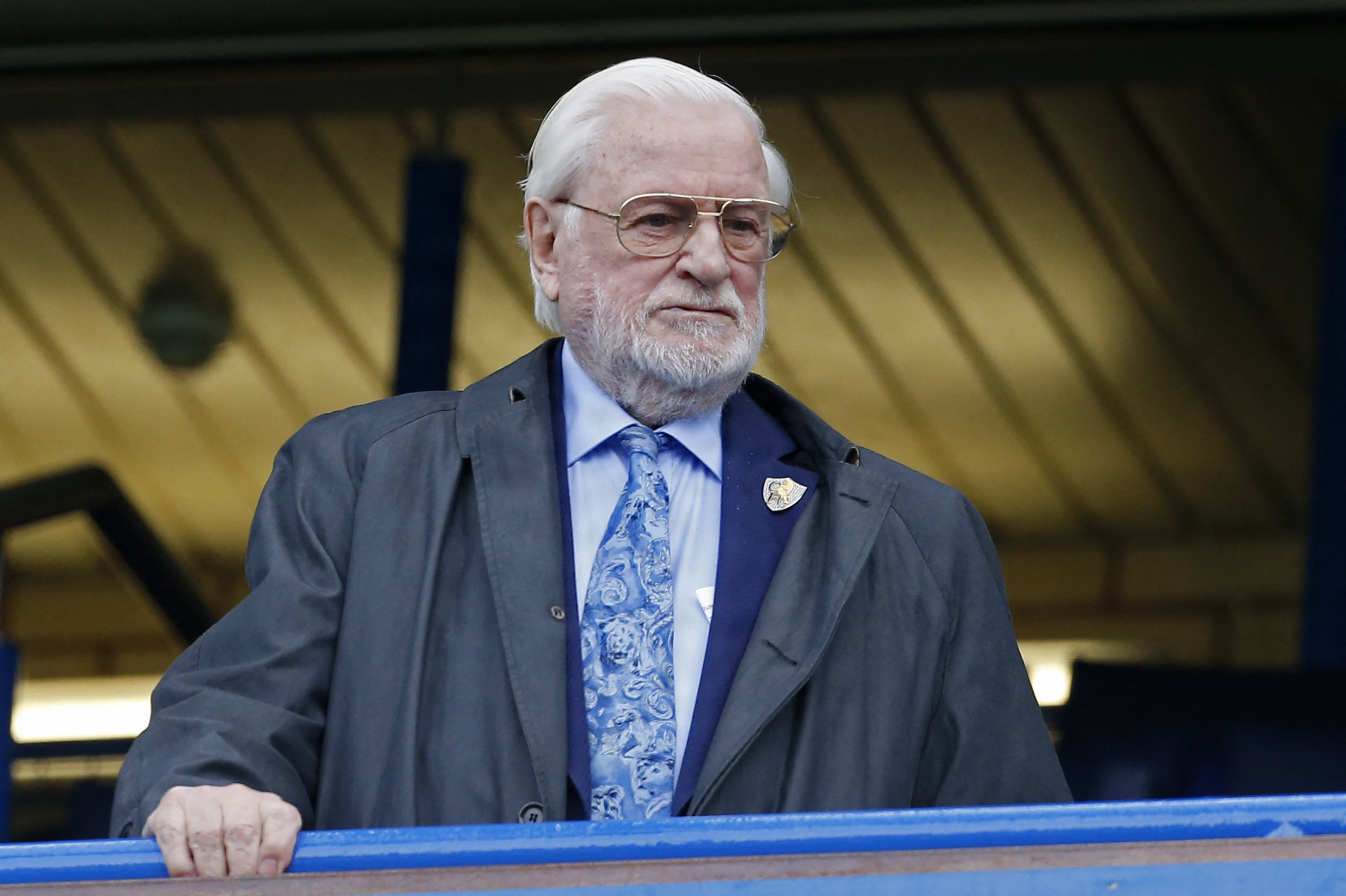 Ken Bates var formand for Chelsea gennem nogle af de vigtigste år i klubbens historie. Lørdag morgen døde han fredeligt, 94 år gammel. (Arkivfoto).