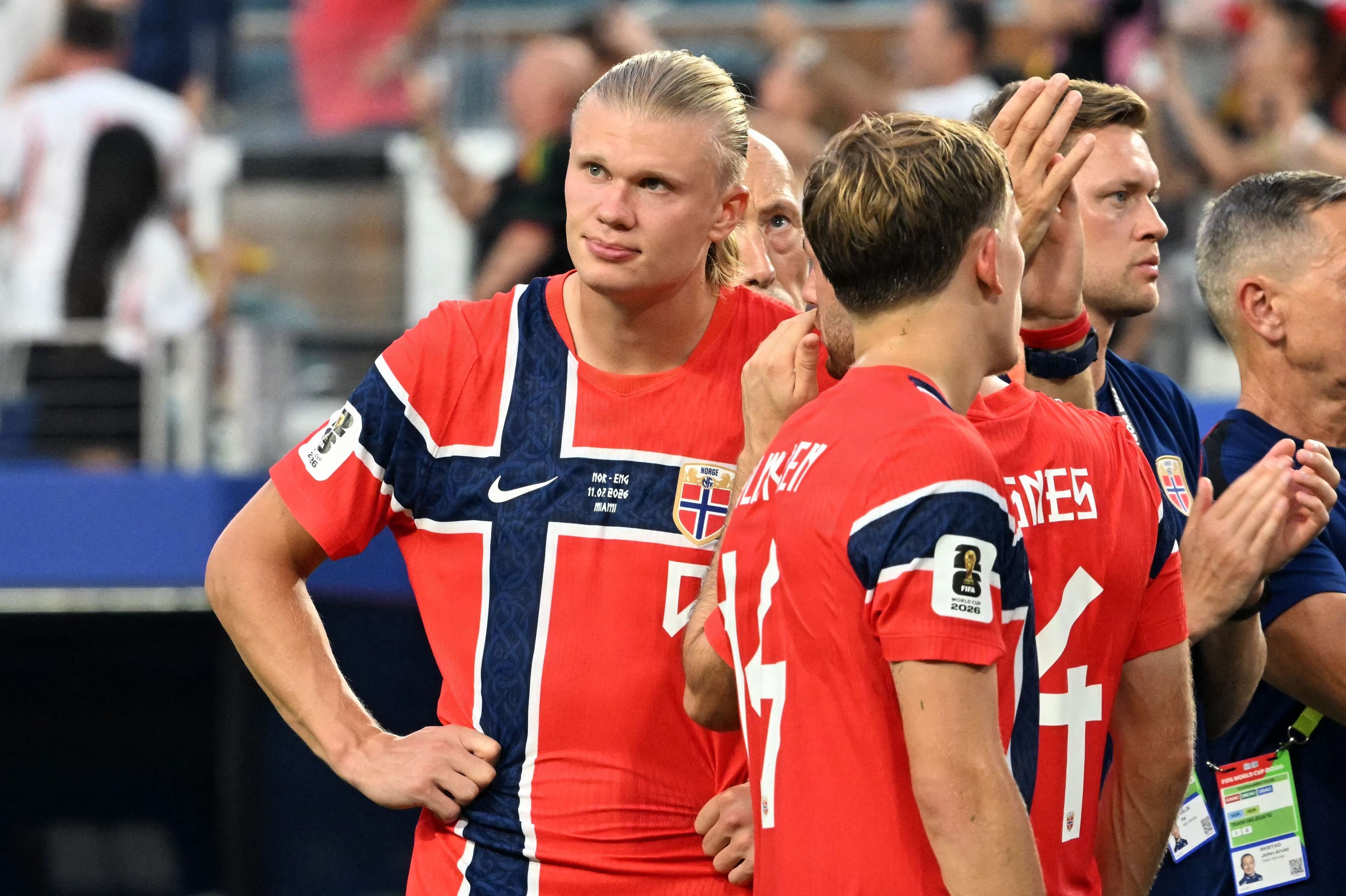 Erling Haaland scorede syv mål i sine seks kampe ved VM.