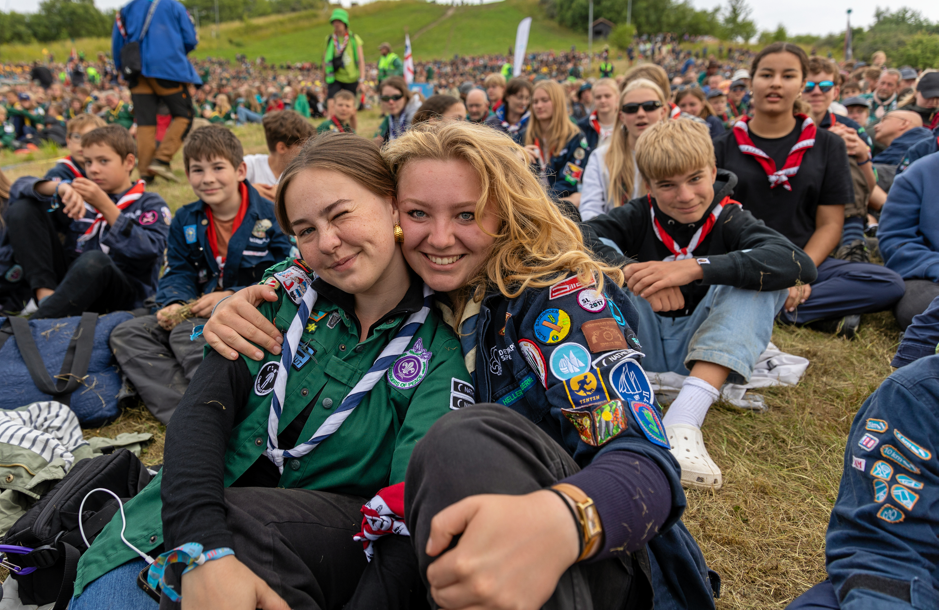 500 lokale spejdere er klar til sommerlejr på Hedeland ved Roskilde.