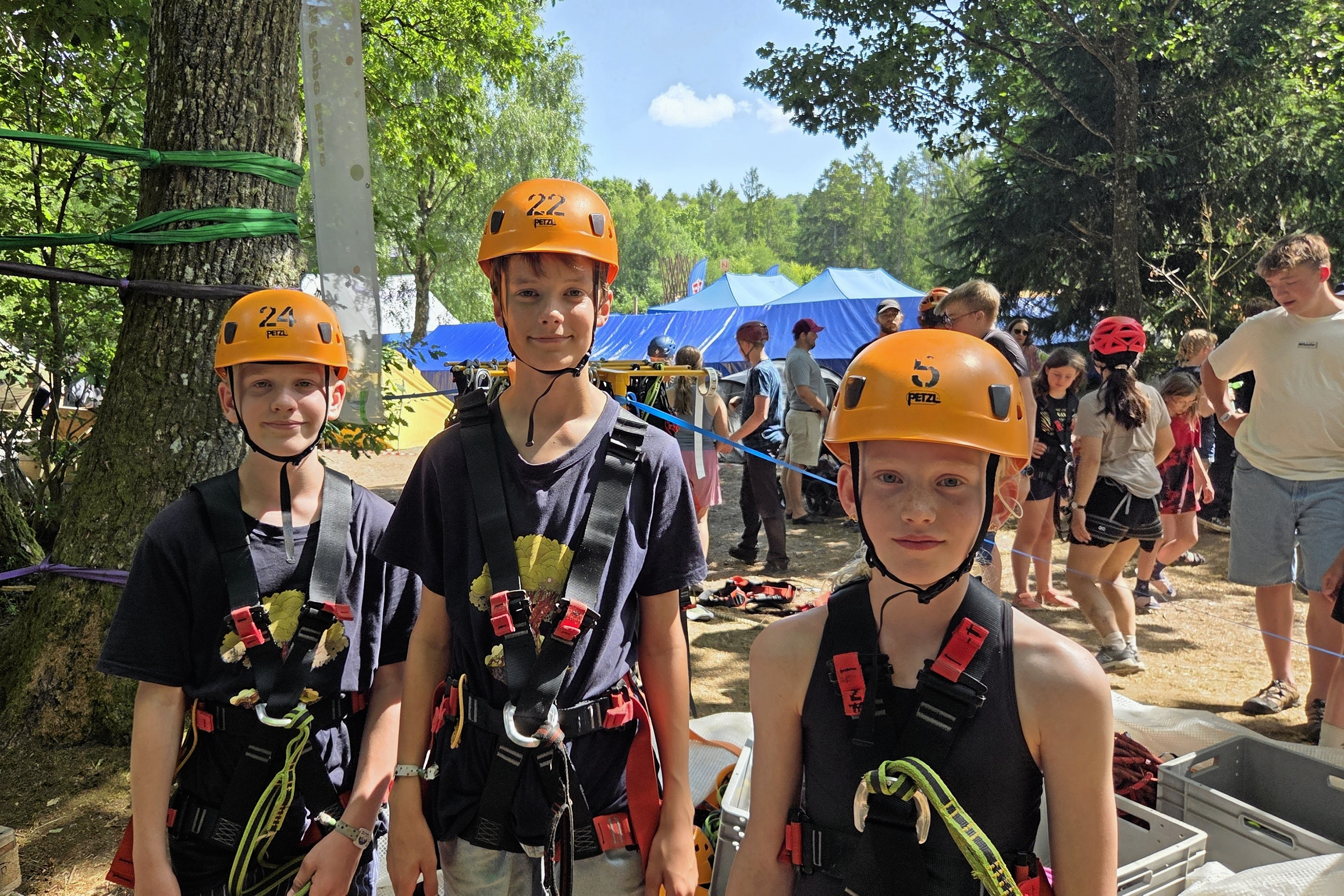 Børn og unge fra Roskilde er på FDF Landslejr.