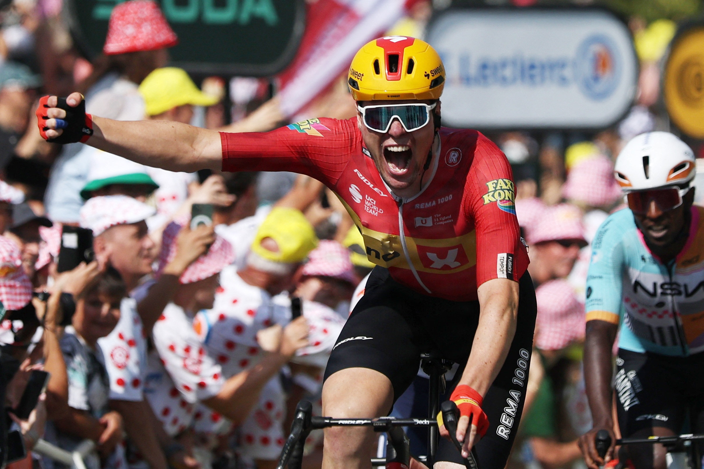 Søren Wærenskjold sluttede sidst på tirsdagens etape, men vandt onsdag.