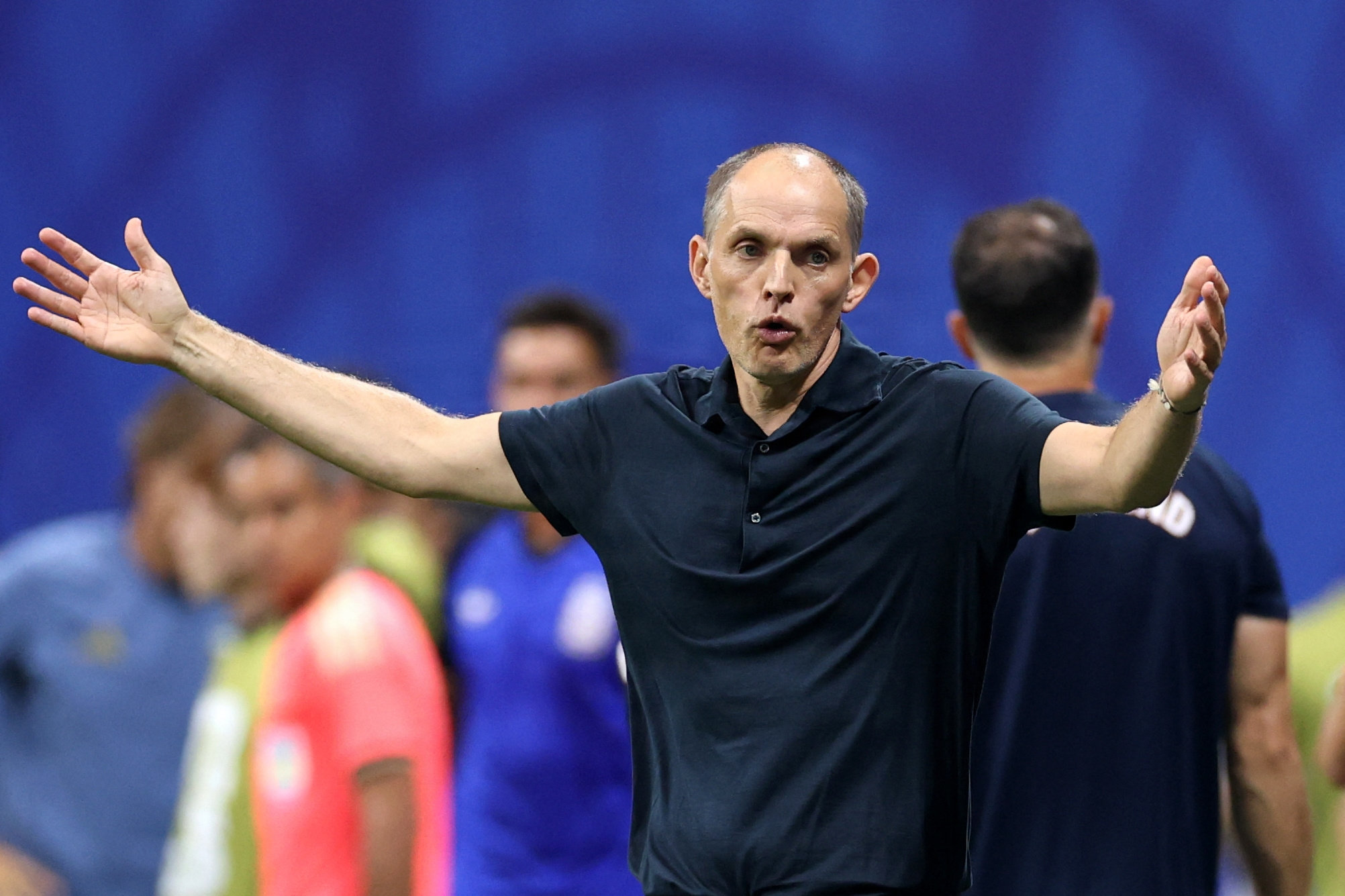 Thomas Tuchel skiftede tre forsvarsspillere, da England tabte VM-semifinalen mod Argentina 1-2.