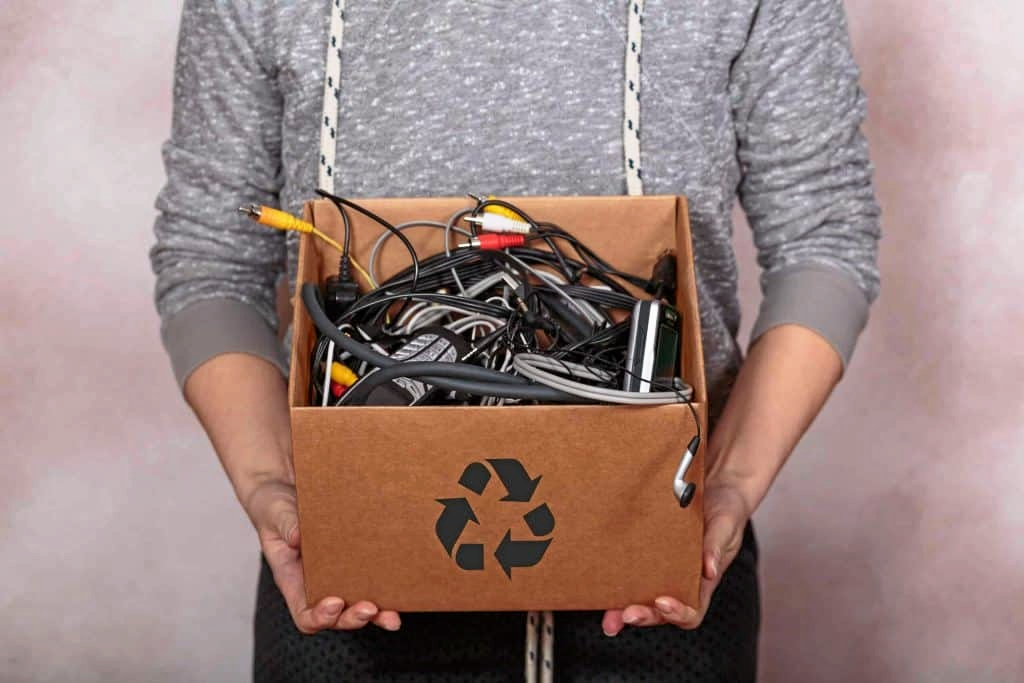 Hørsholm er ikke gode til at aflevere småelektronik til genanvendelse.