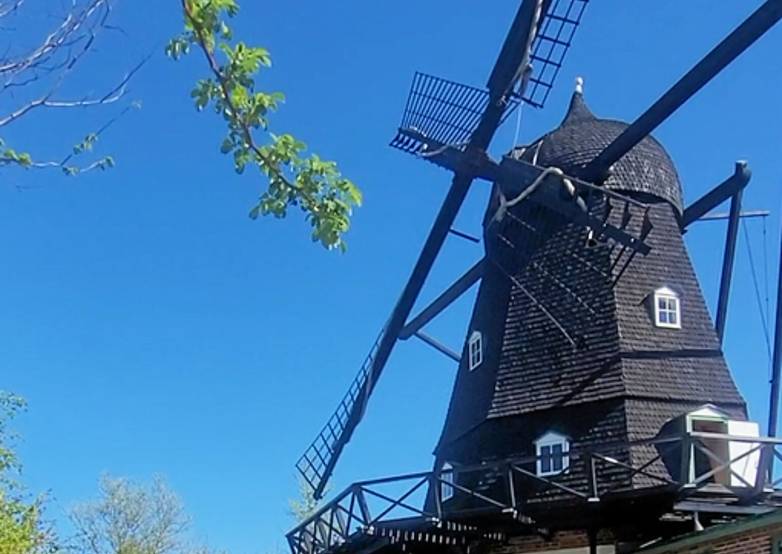 Skenkelsø Mølle skruer tiden 1.000 år tilbage.