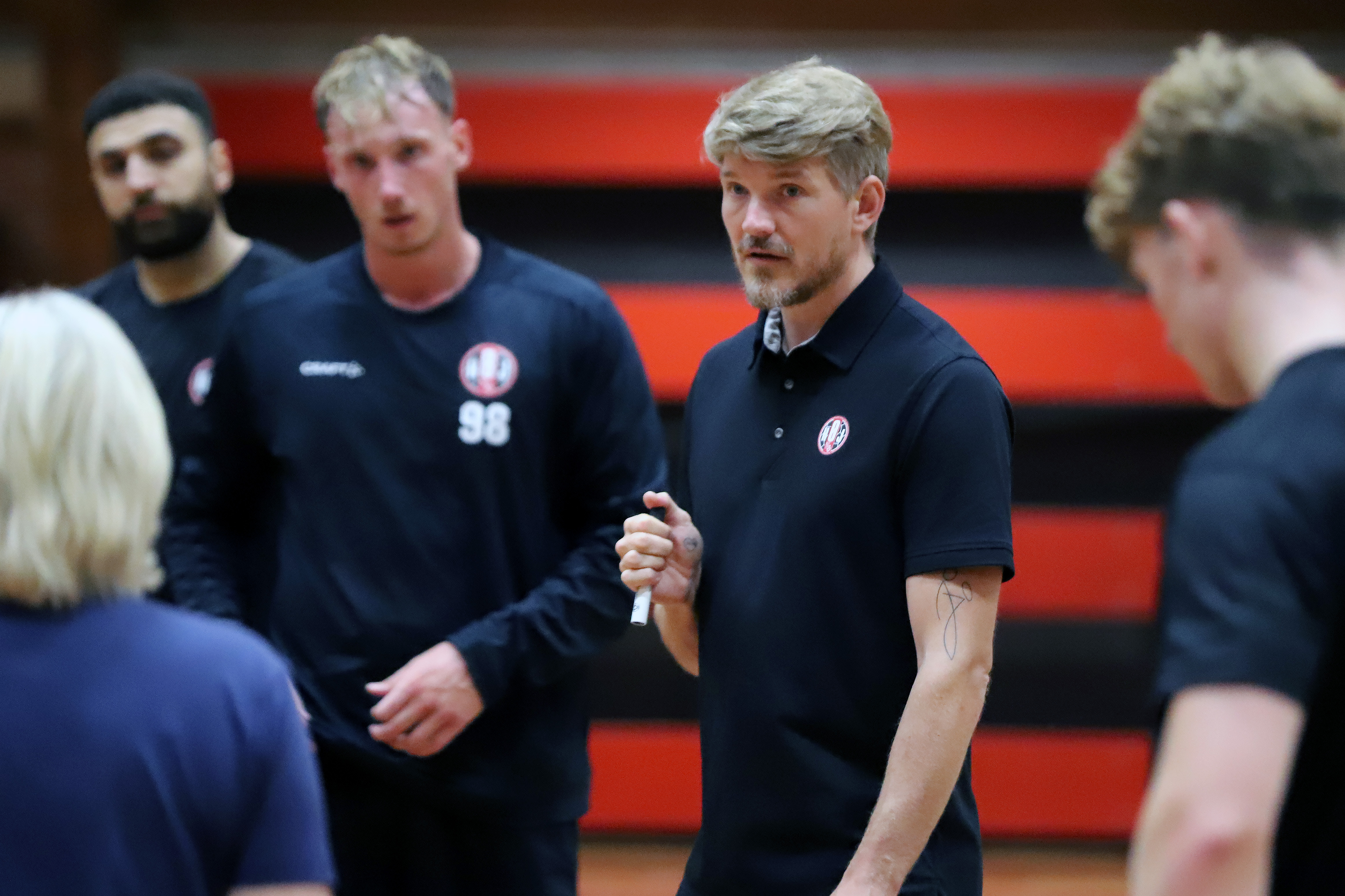 Nicolaj Anderson til den første træning med HØJ efter endt sommerferie.