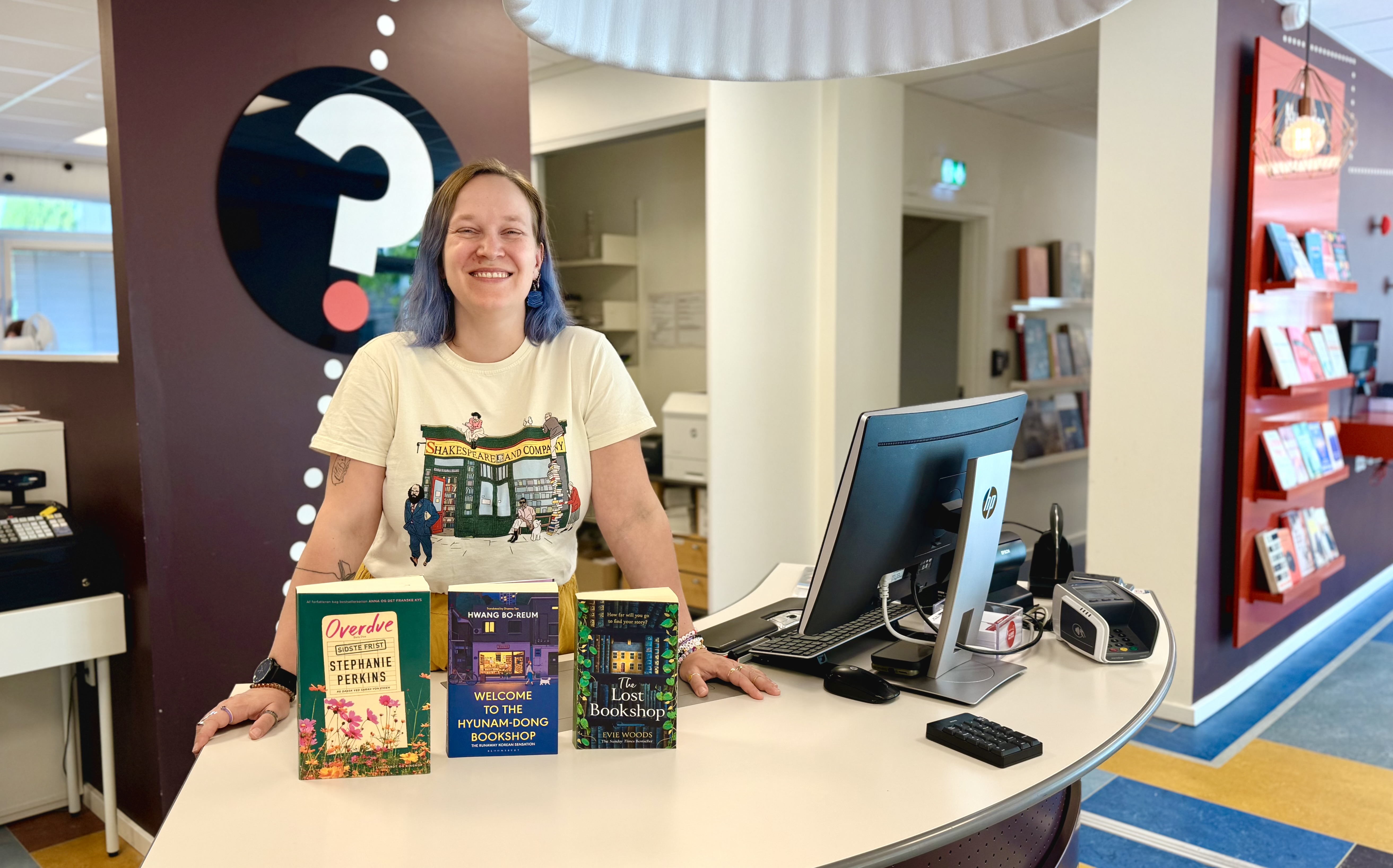 Sarah Maria Rasmussen, Børne- og ungebibliotekar på Allerød Biblioteker, kommer med gode bud på sommerferielæsning.