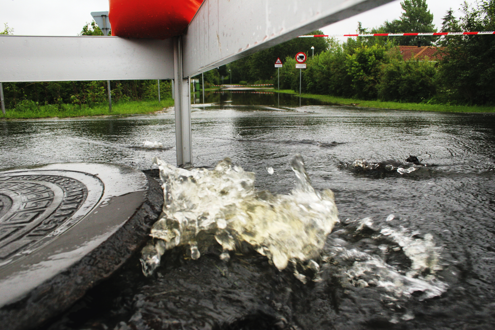 DMI varsler kraftig regn.