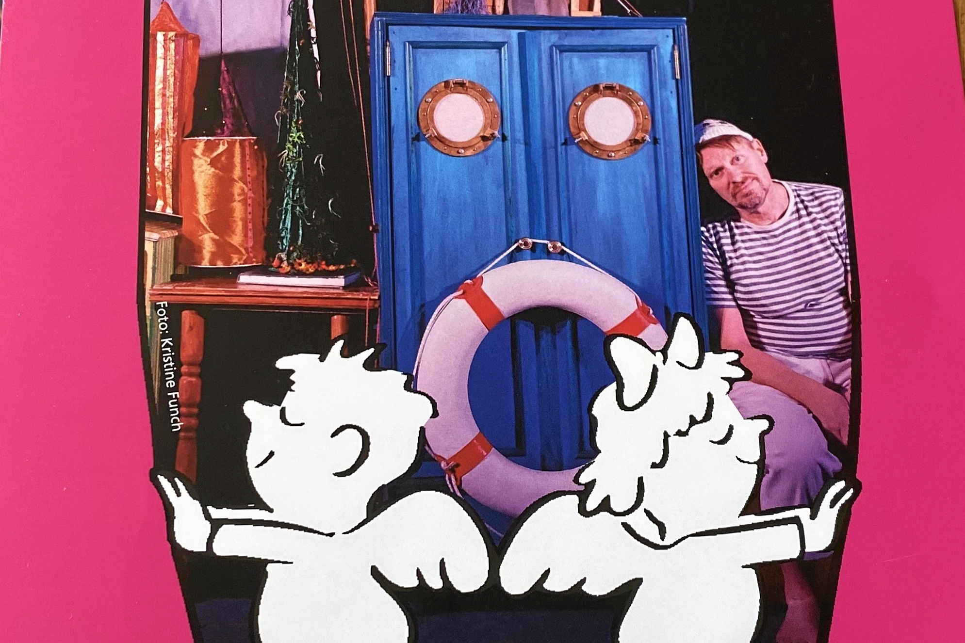 Frederikssund Børneteater er klar med en ny sæson og masser af teateroplevelser til børnene. Blandt andet "Konen i muddergrøften" fra Andersens Kuffert Teater der pryder årets program.