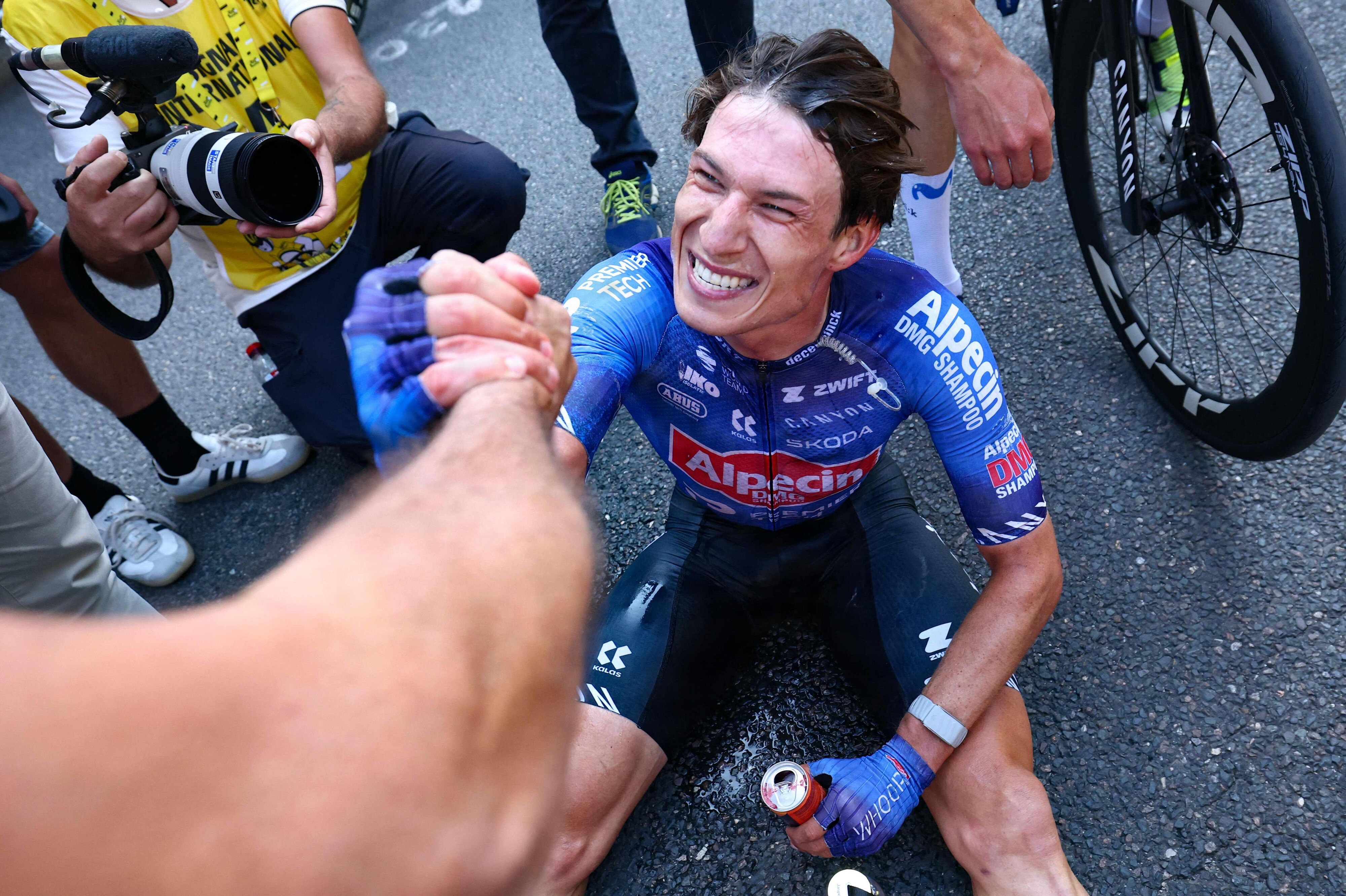 Jasper Philipsen tog karrierens 11. etapesejr i Tour de France.