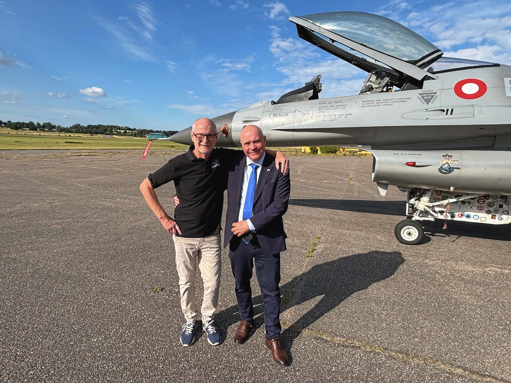 Mikael Boutrup (tv.) fik ideen, der bakkes op af blandt andre Søren Gade.