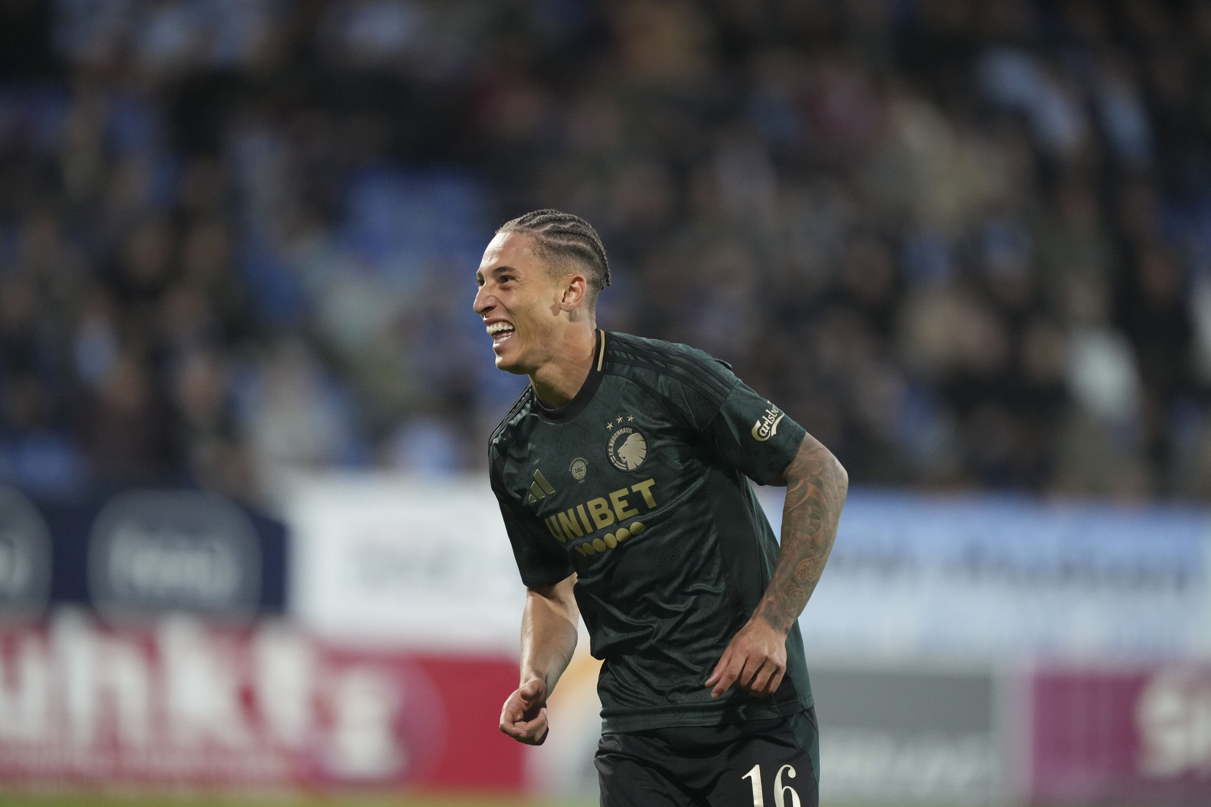 Robert Silva scorede to gange for FCK i udekampen mod Polissya Zhytomyr. (Arkivfoto).