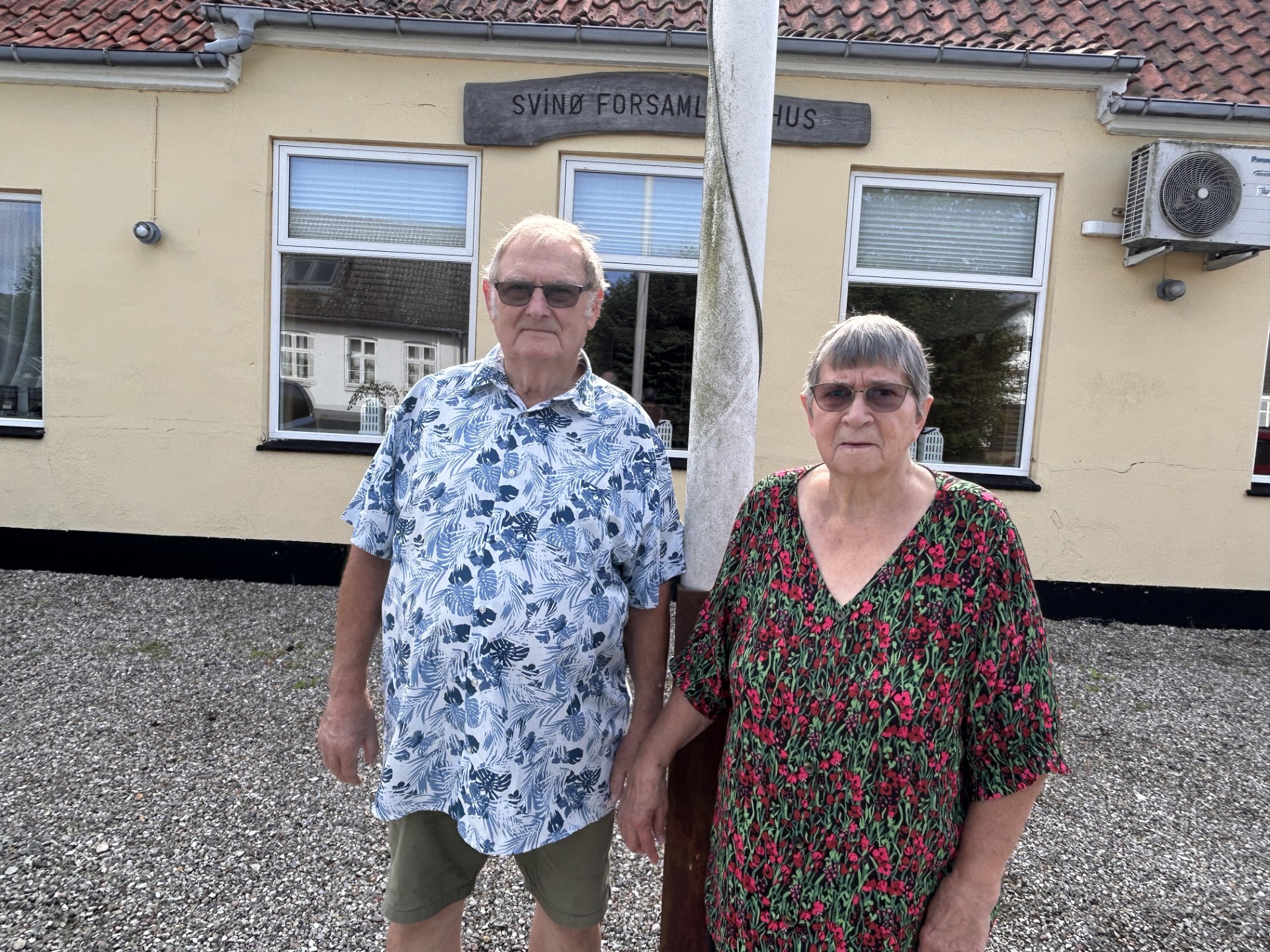 Orla og Kirsten Andersen er faste ansigter i kredsen omkring forsamlingshuset.