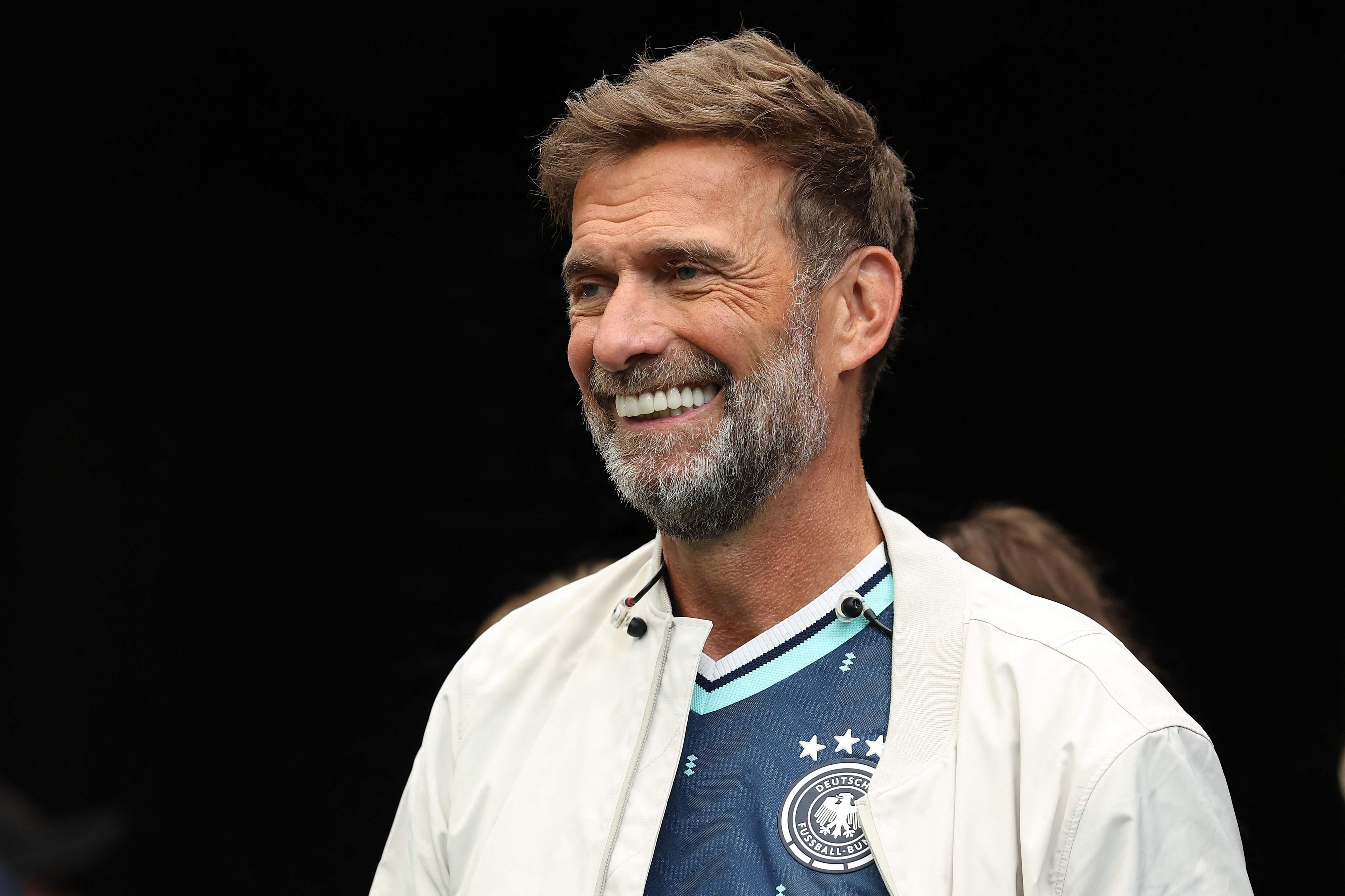 Jürgen Klopp er tilbage i trænergerningen efter to års pause og skal nu stå i spidsen for det hårdt prøvede tyske landshold. (Arkivfoto).