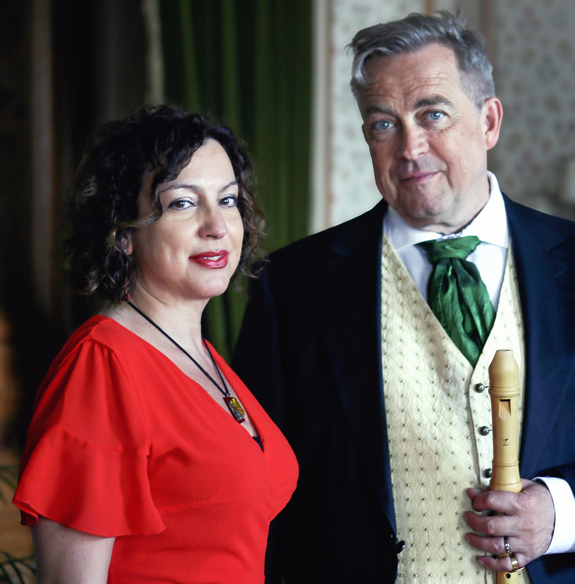 Barokduoen består af musikerparret Dan Laurin og Anna Paradiso.