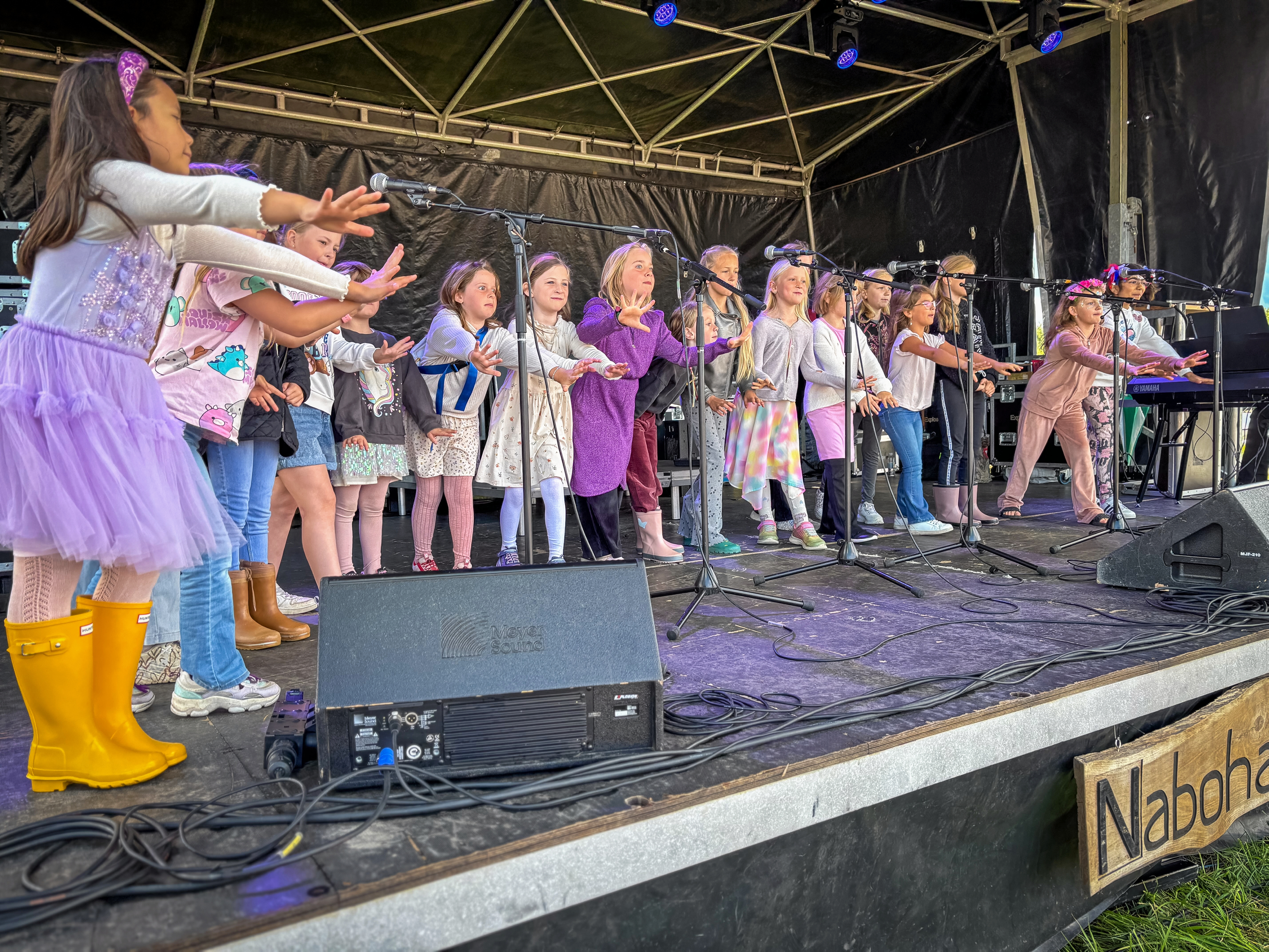 Lynge Skoles Børnekor åbner festen lørdag klokken 11.00, når ni musikalske indslag fylder scenen under Lynge Byfest.