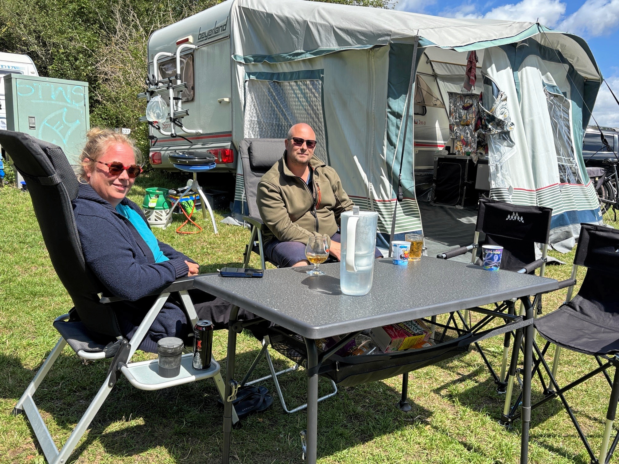 Vigen Camping 2026, Birke og Jeroen Kiewiet fra Holland