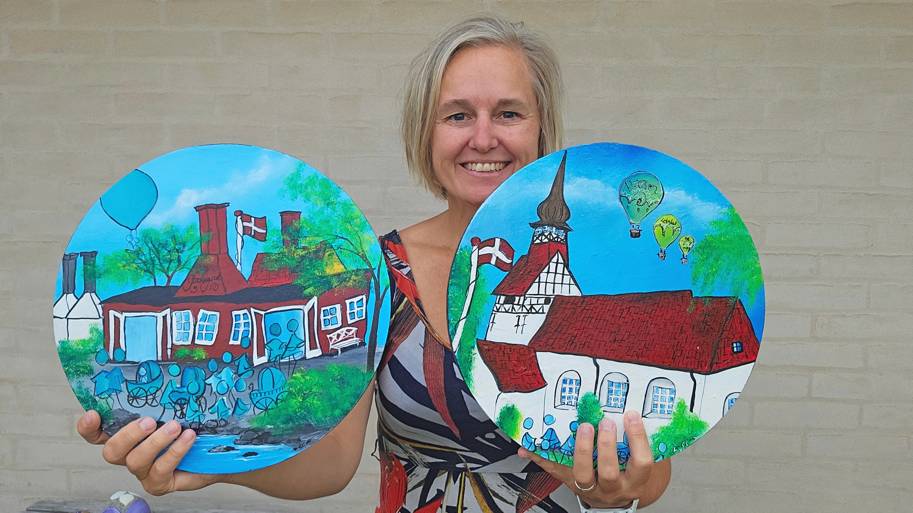 Christina Christiansen lancerer også en ny serie med 12 Bornholm-malerier. - Presse Christina Christiansen lancerer også en ny serie med 12 Bornholm-malerier.