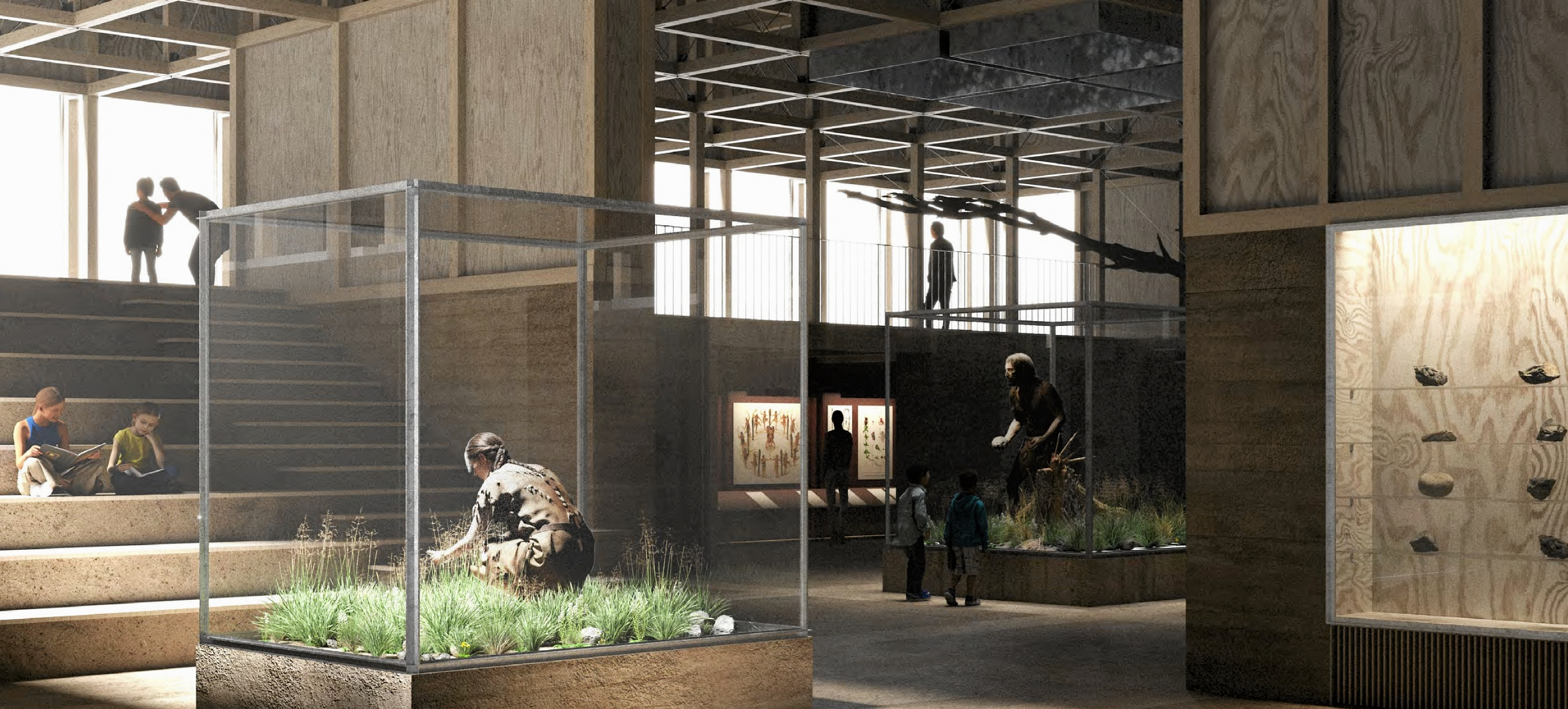 Dette er en visualisering af, hvordan der kan komme til at se ud på det nye museum.