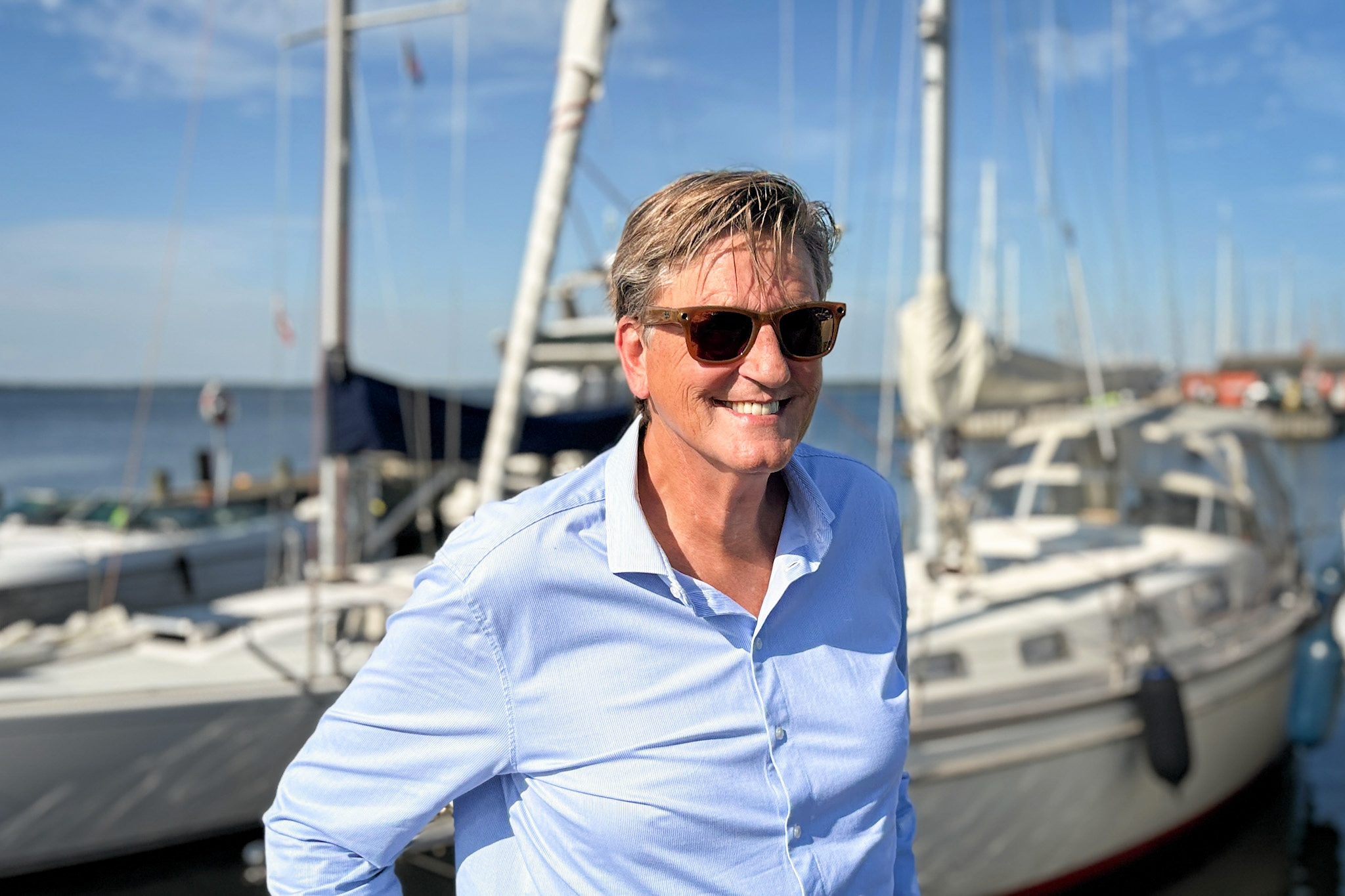 Viceborgmester Jakob Helles har god grund til at smile. Han vandt nemlig væddemålet med Sjællandskes lokalredaktør.