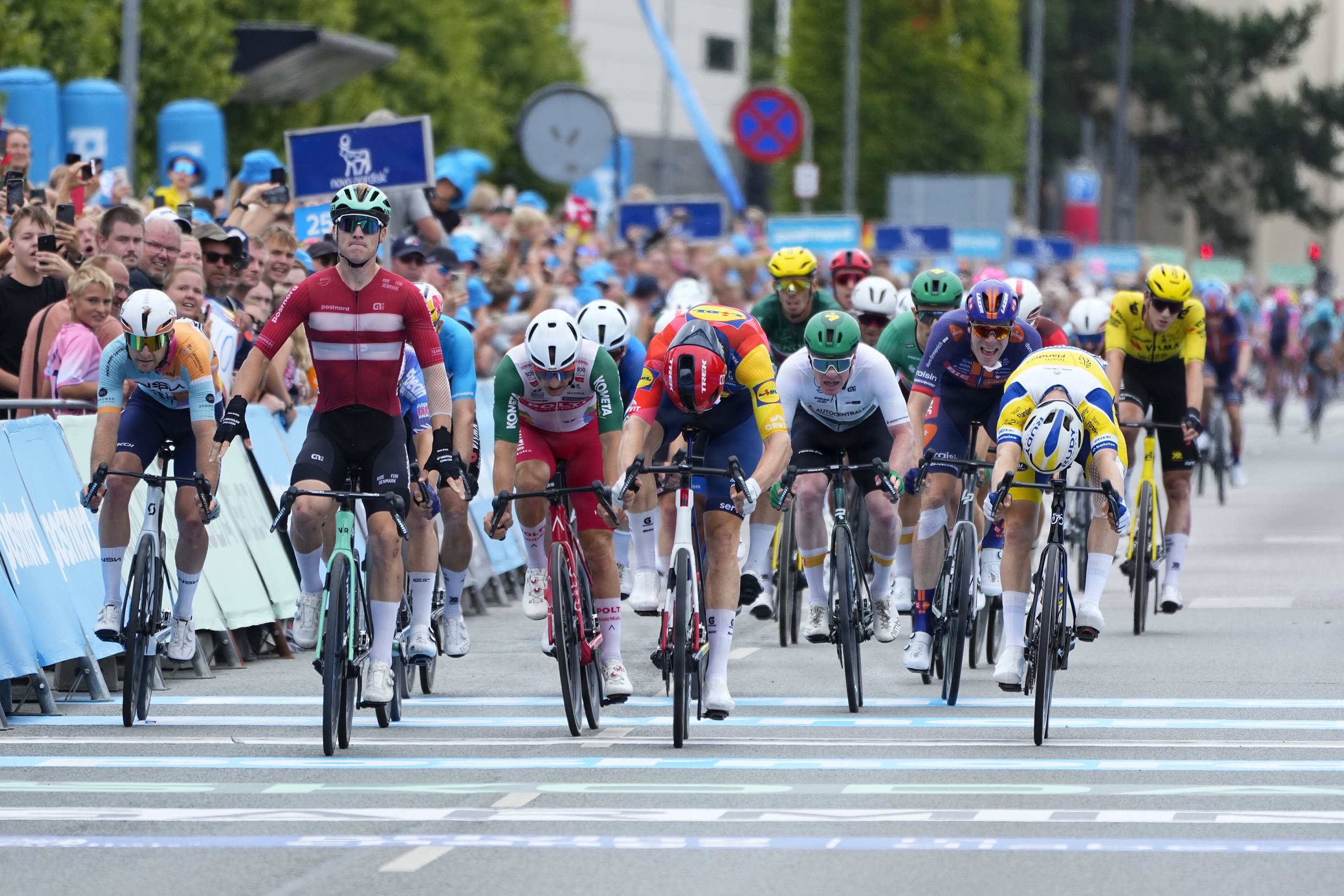 Rasmus Søjberg havde de stærkeste lår, da feltet spurtede om sejren på sidste etape af PostNord Danmark Rundt.